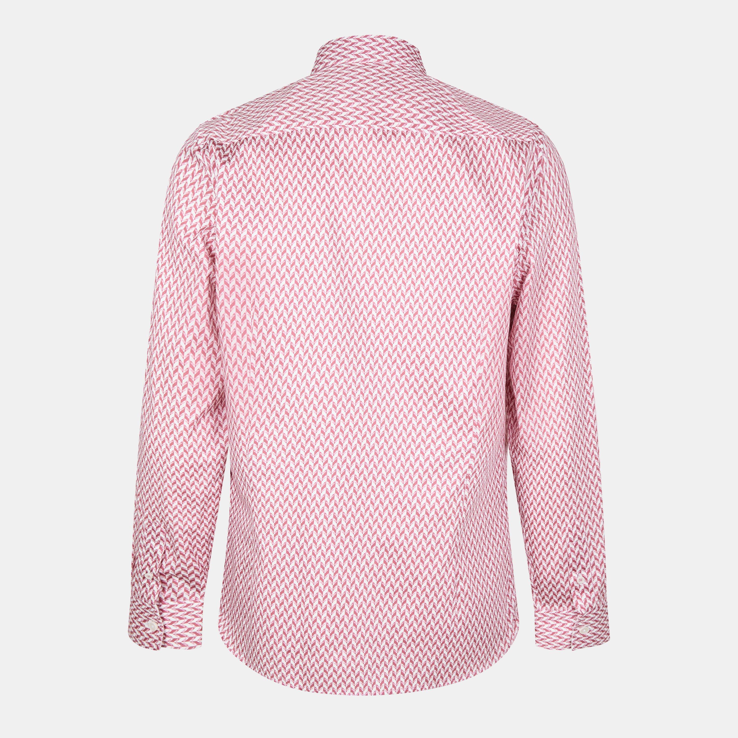 Rosa medio - Ted Baker - Geo Print Long-Sleeve Shirt - 2