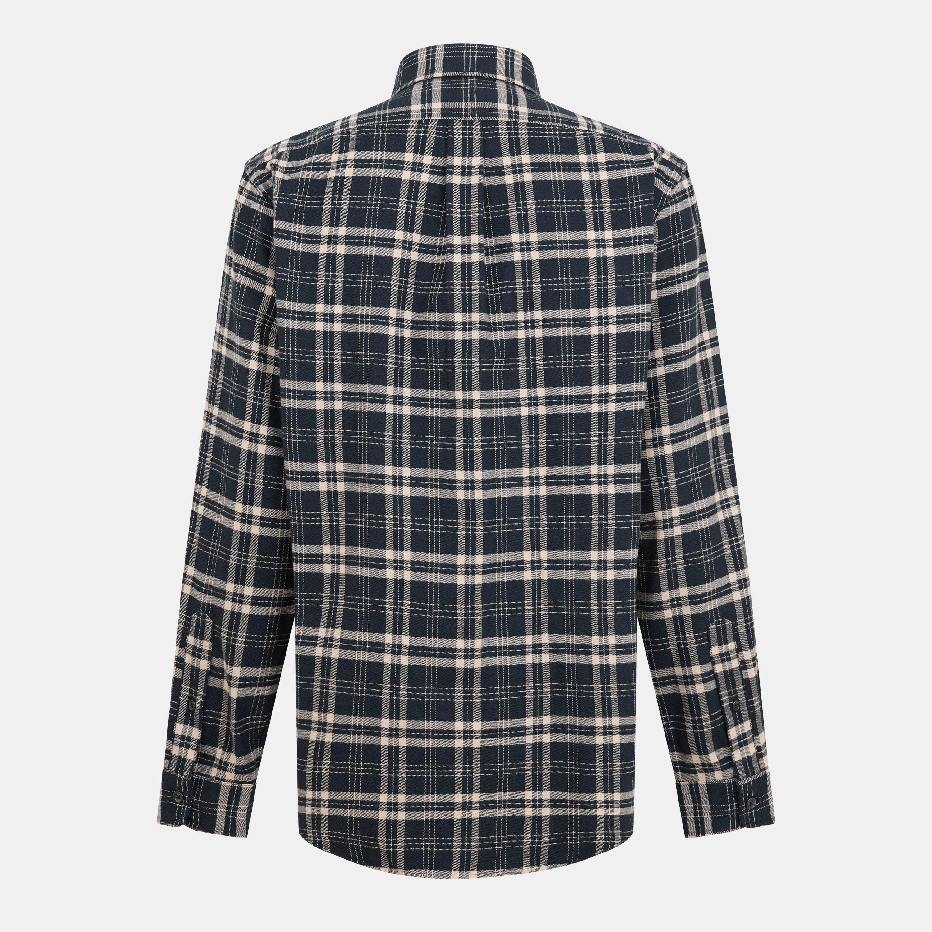 Polo Black - Polo Ralph Lauren - Men's Brushed Check Flannel Long-Sleeve Patterned Shirt - 2