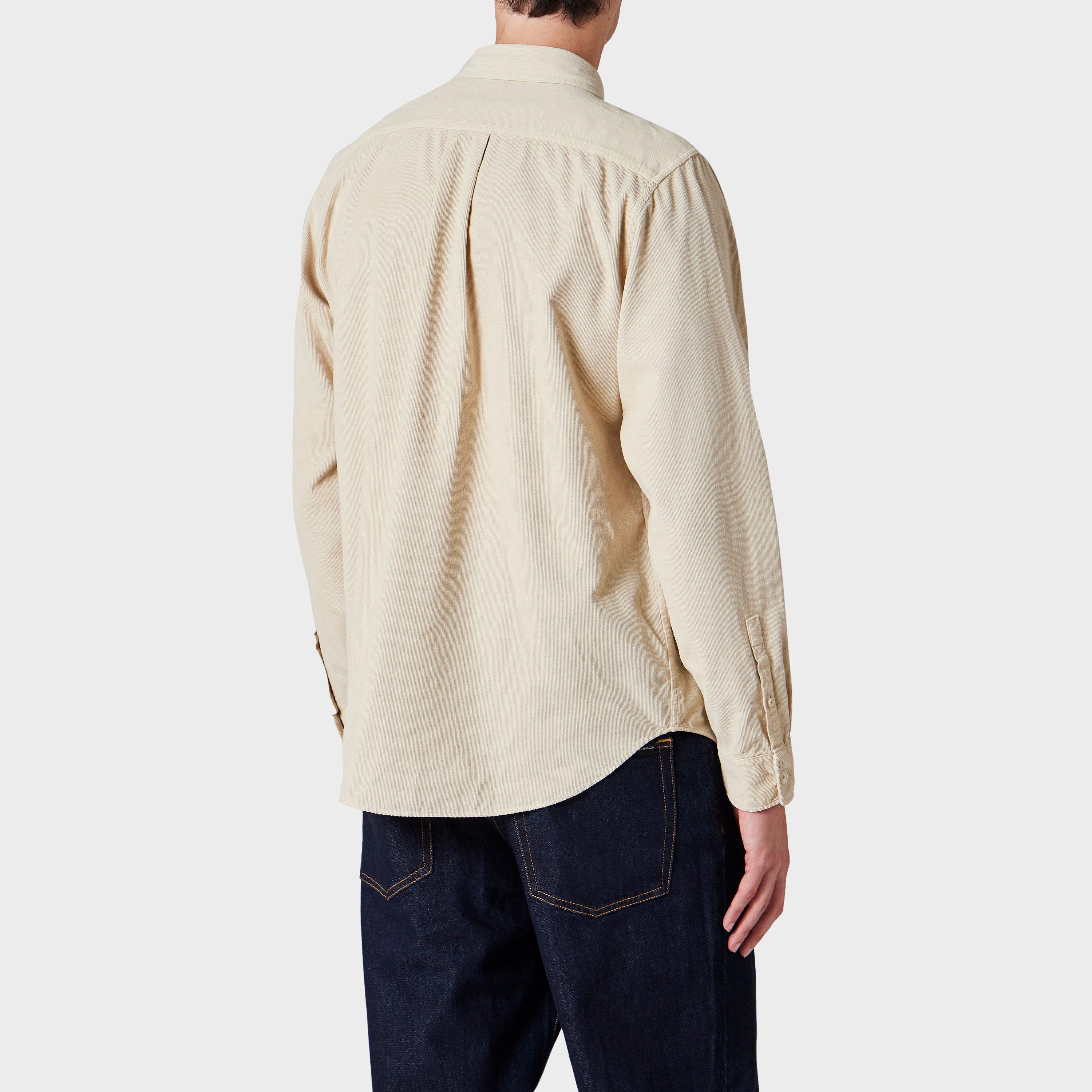 Brown 60 - PS Paul Smith - PS Cord LS Shirt Sn54 - 3
