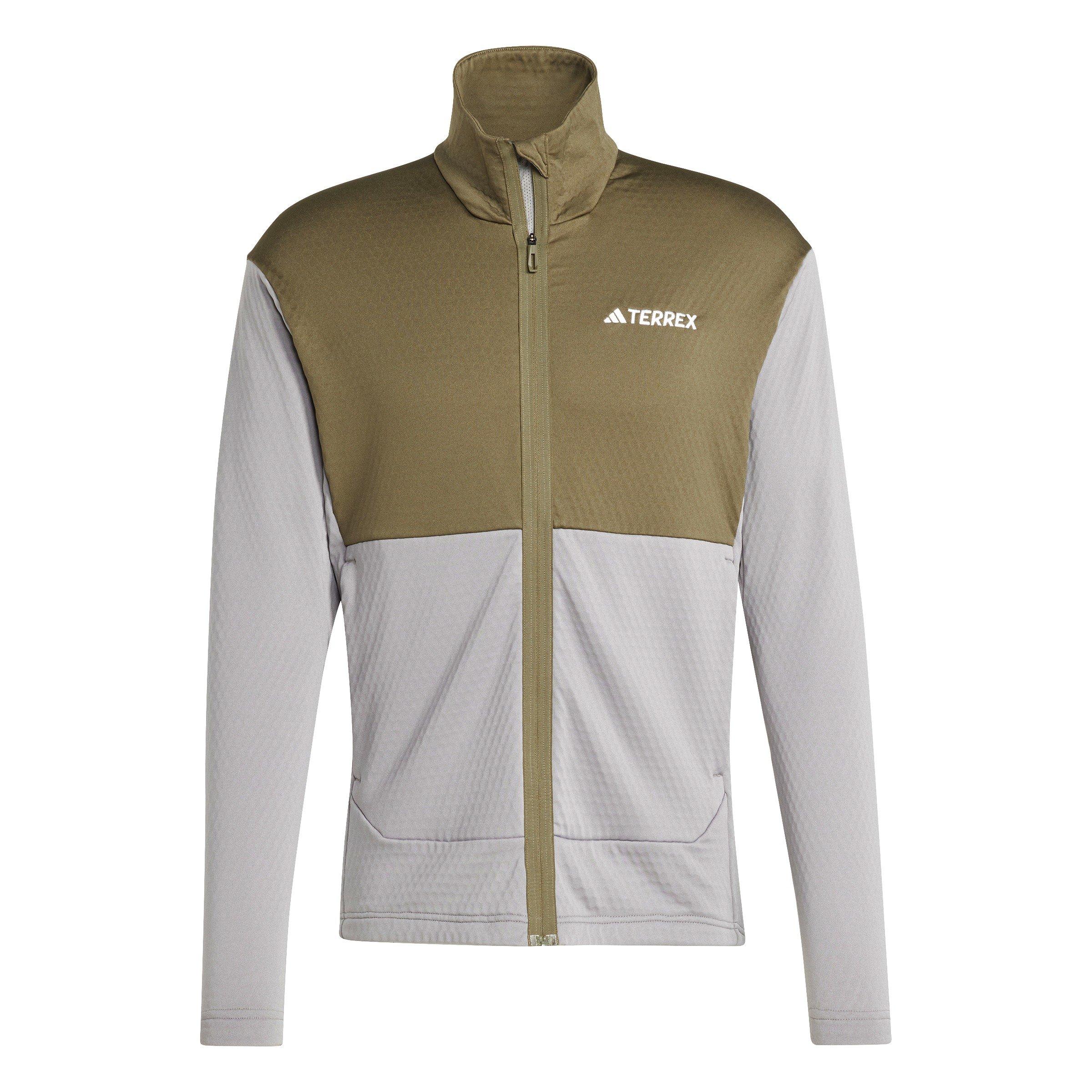 Ch Solid Grey - adidas - Men's Full Zip Fleece - 1