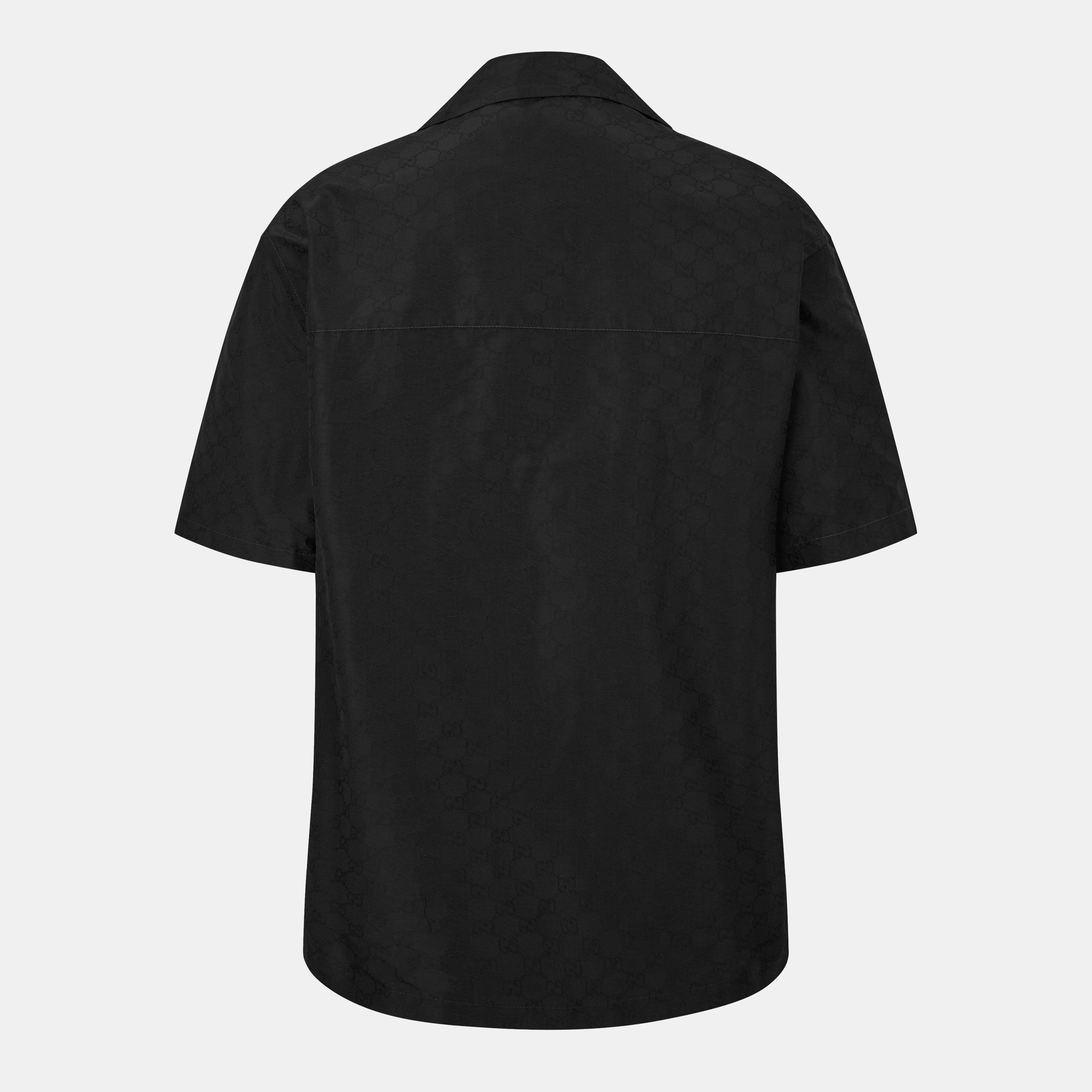 Black - Gucci - GG Faille Shirt - 2