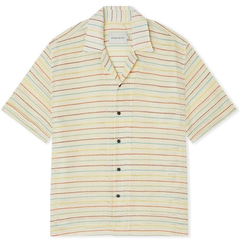 Sunset Stripe - Peregrine - Perigri Quay Cuban Collar Shirt - 1