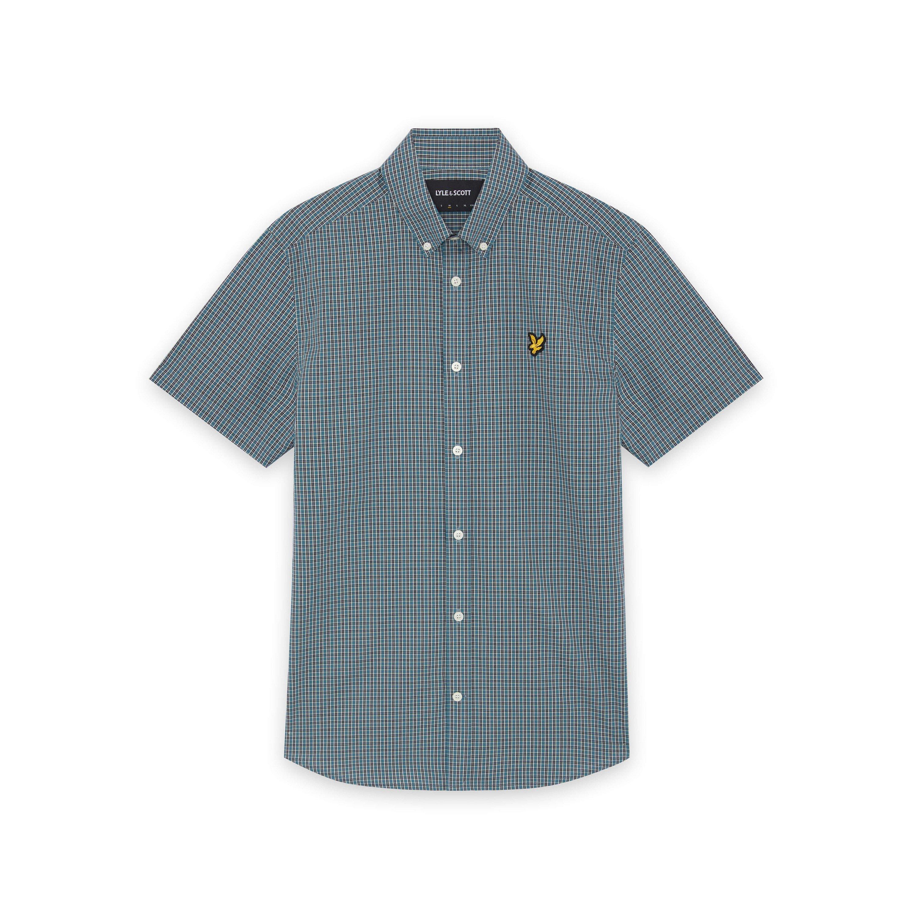 Denm Jeans Y130 - Lyle and Scott - Lyle FnChk SS Shirt Sn63 - 2