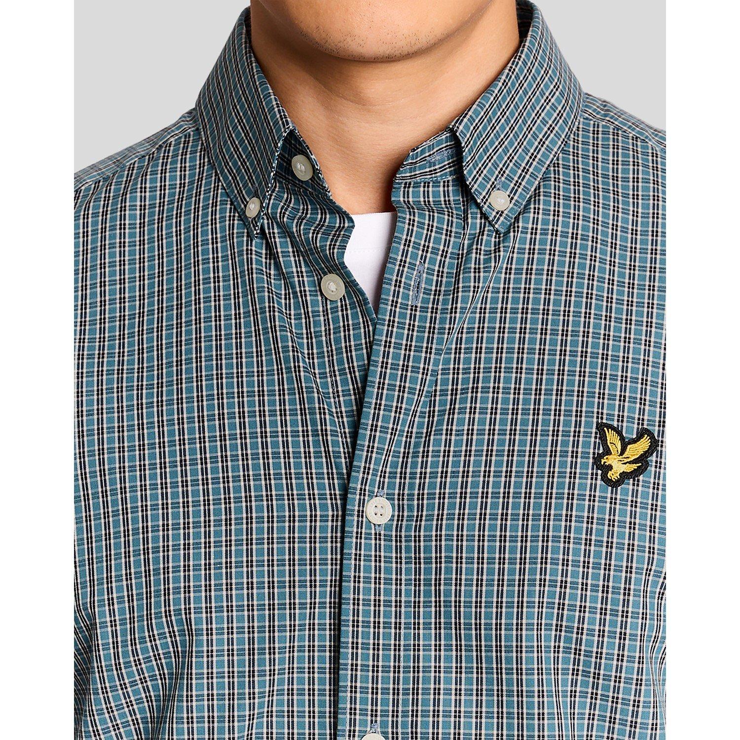 Denm Jeans Y130 - Lyle and Scott - Lyle FnChk SS Shirt Sn63 - 4