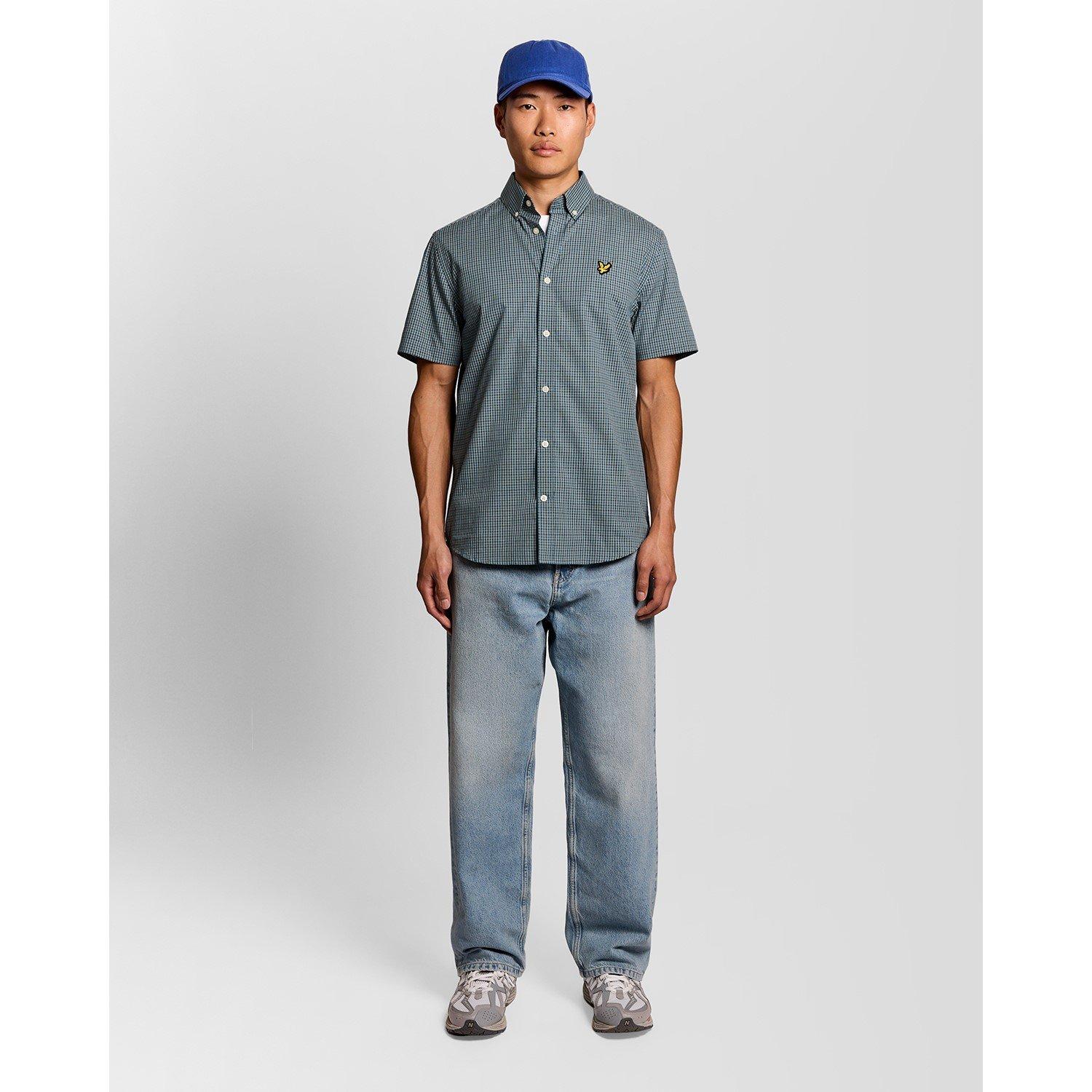 Denm Jeans Y130 - Lyle and Scott - Lyle FnChk SS Shirt Sn63 - 5