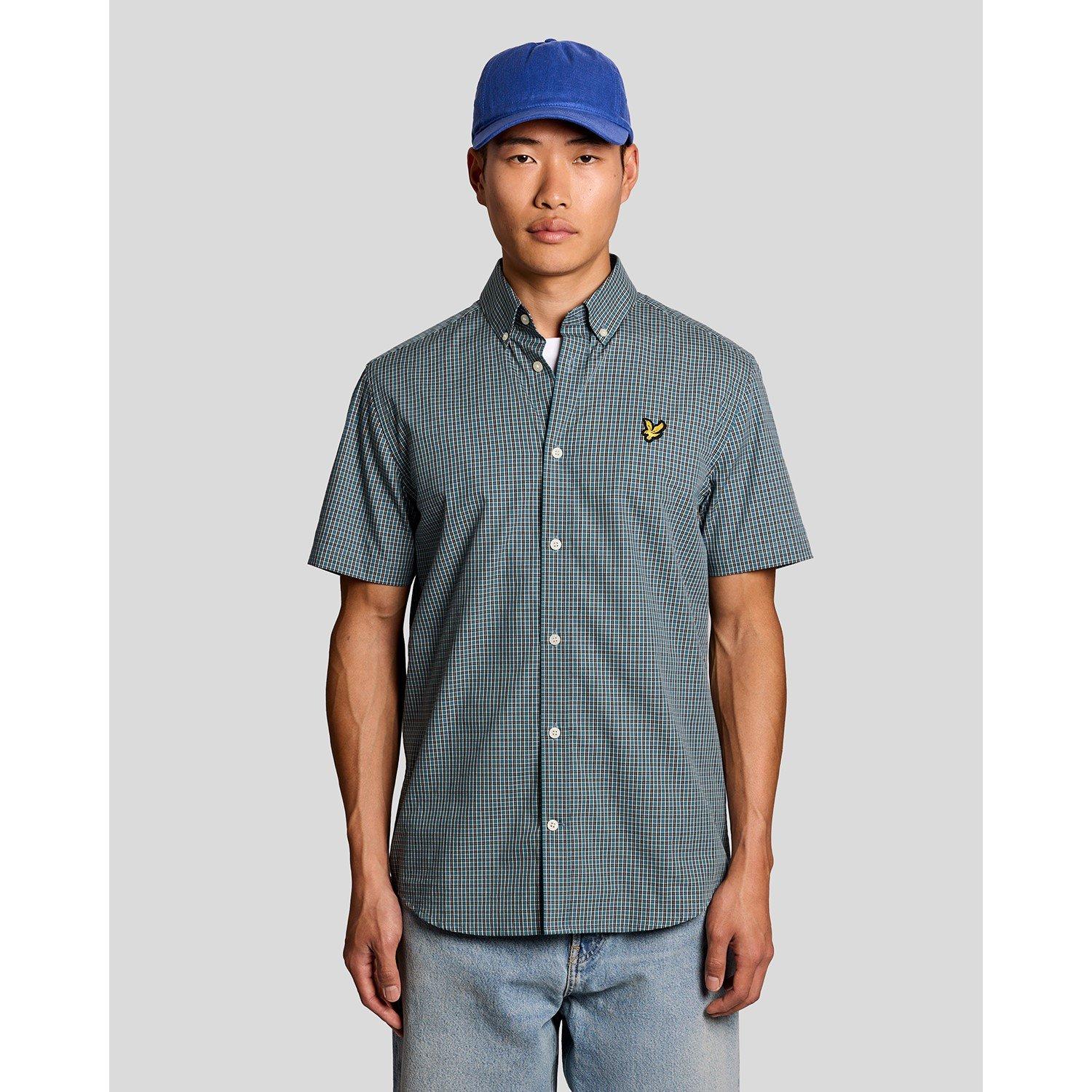 Denm Jeans Y130 - Lyle and Scott - Lyle FnChk SS Shirt Sn63 - 6