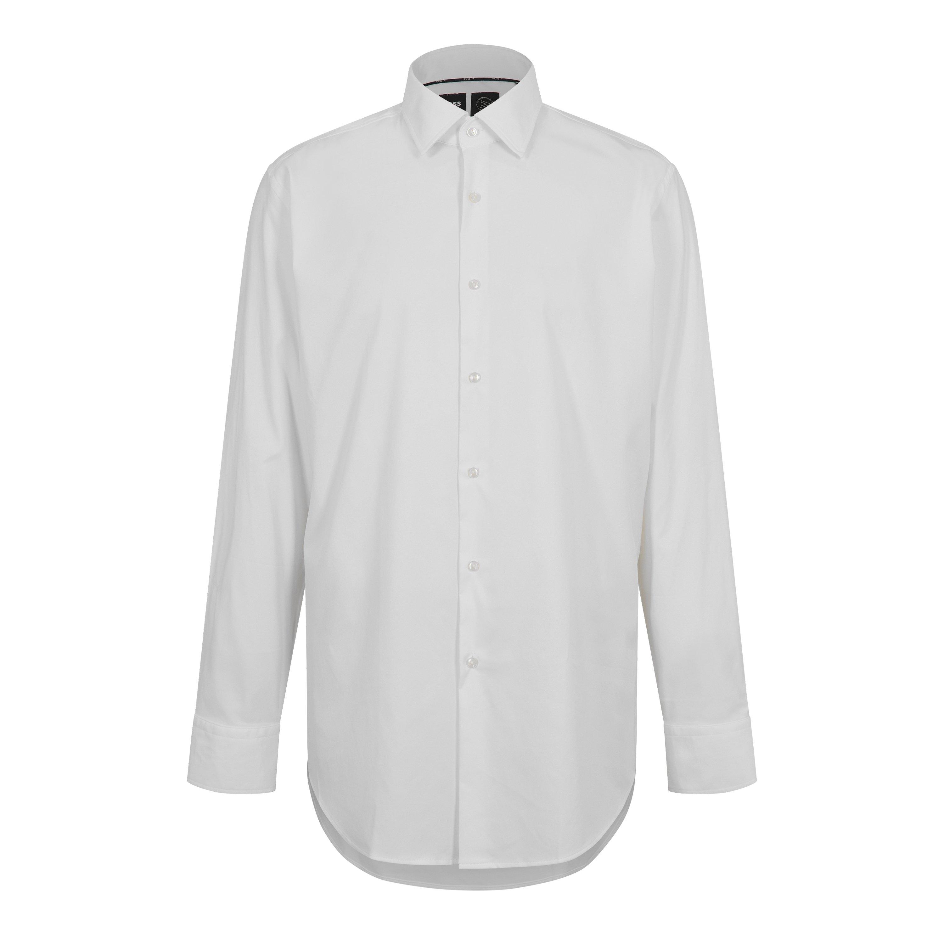 White - Boss - Boss P-Hank-Kent-C1-222 10241343 02 Oxford Shirt Mens - 1
