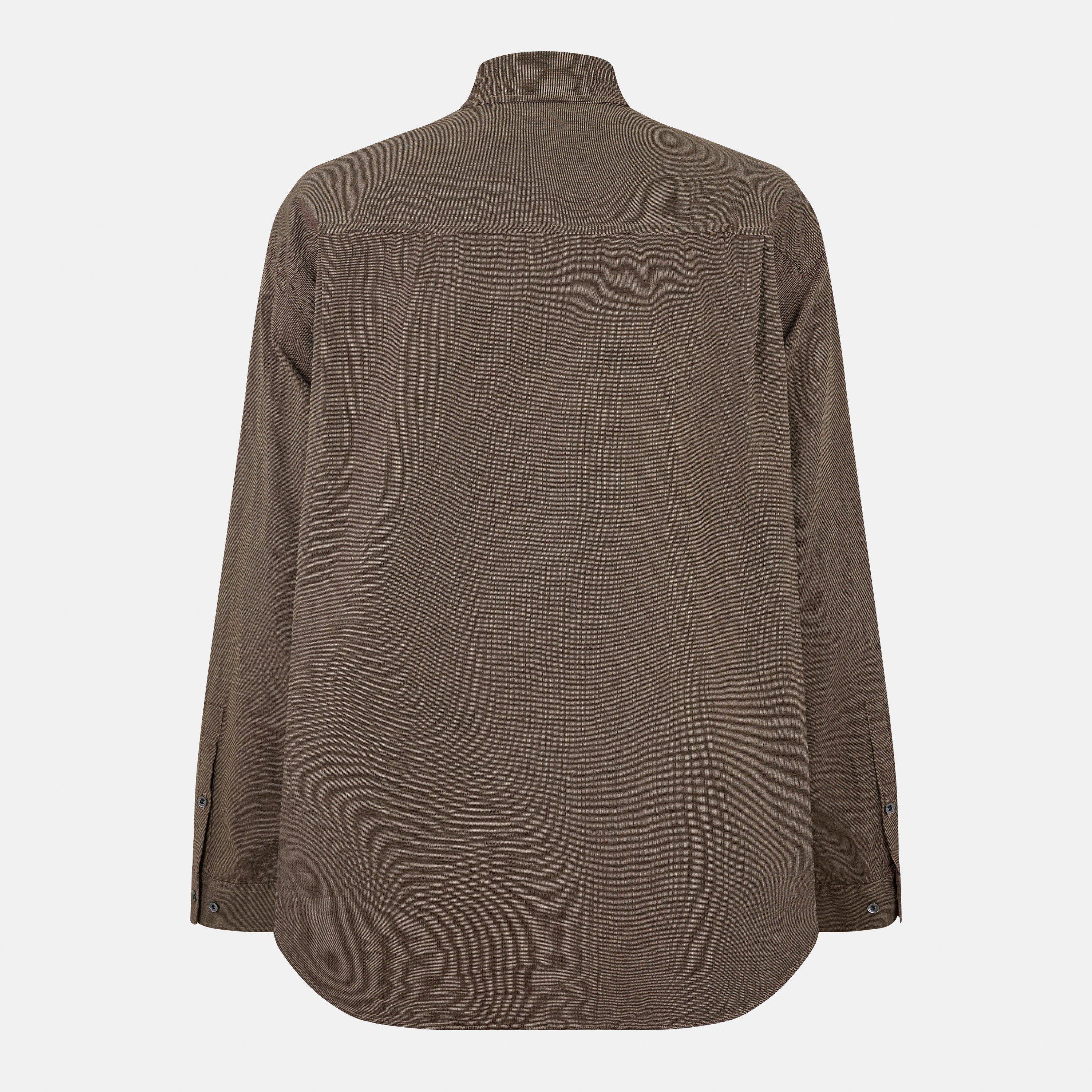 Brown Ck - Undercover - Men's Patterned Long Sleeve Shirt - 2