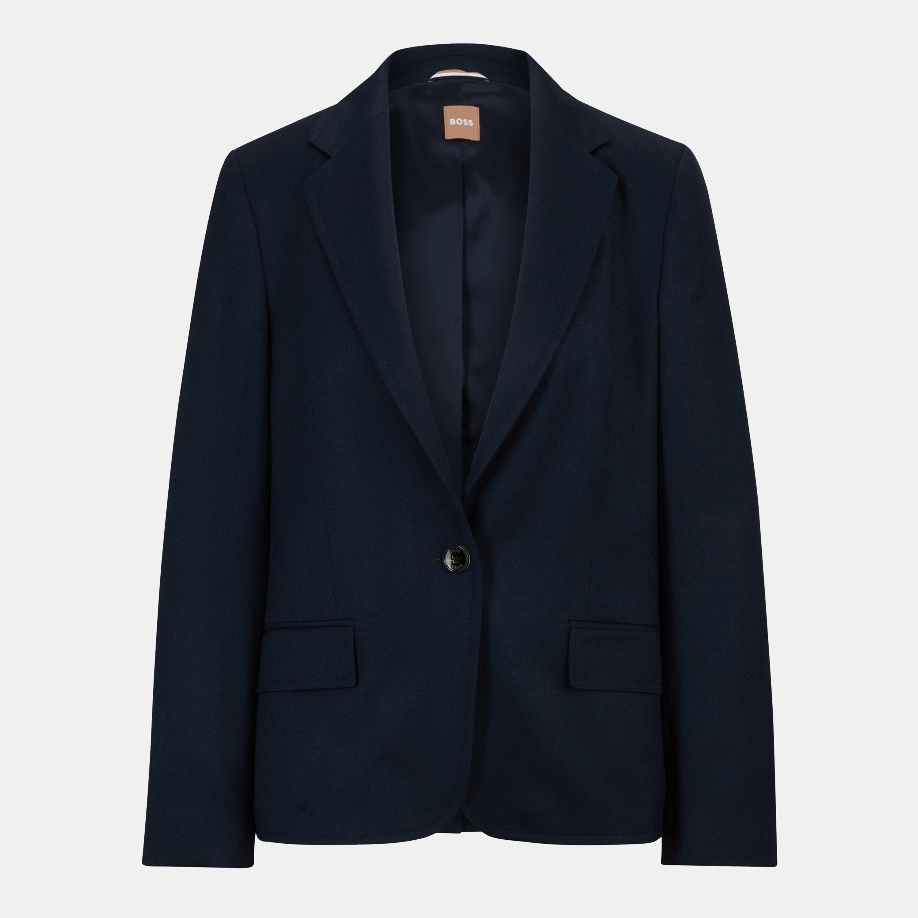 Dark Blue - Boss - Women's Jocalua Suit Jacket - 1