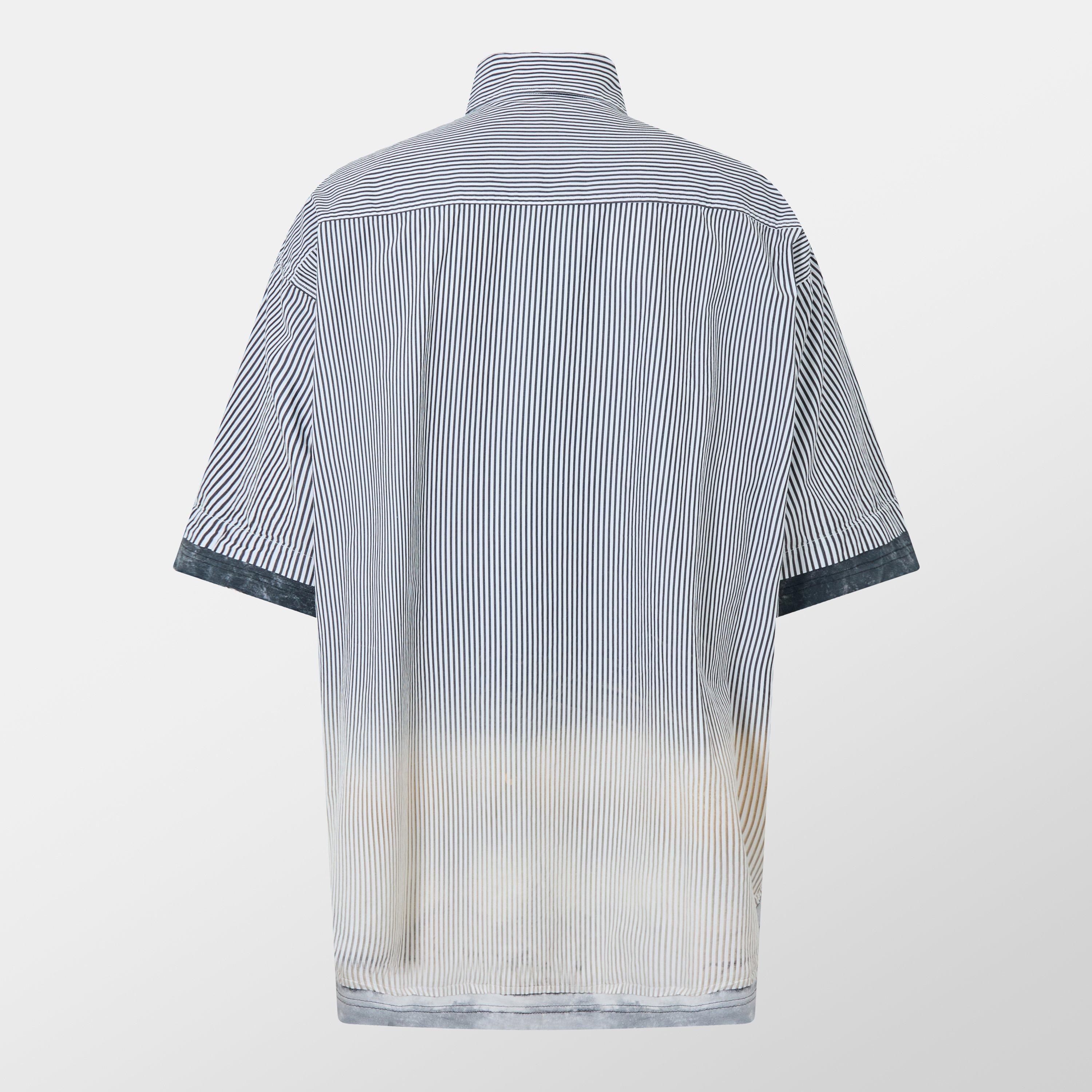 Black Black - Diesel - Men's Short-Sleeve Plain Shirt - 2