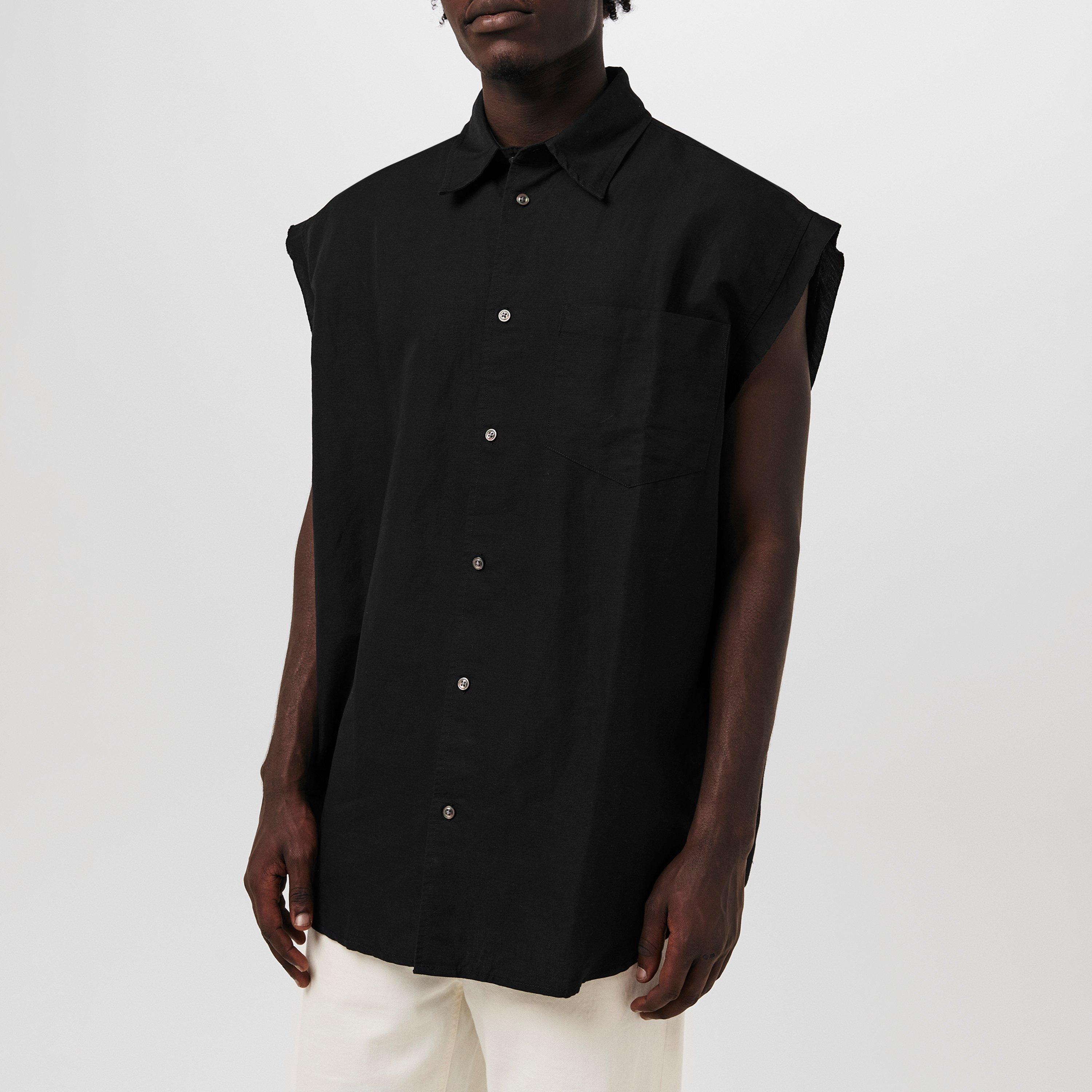 Black Black - Diesel - Men's Long-Sleeve Plain Shirt - 3