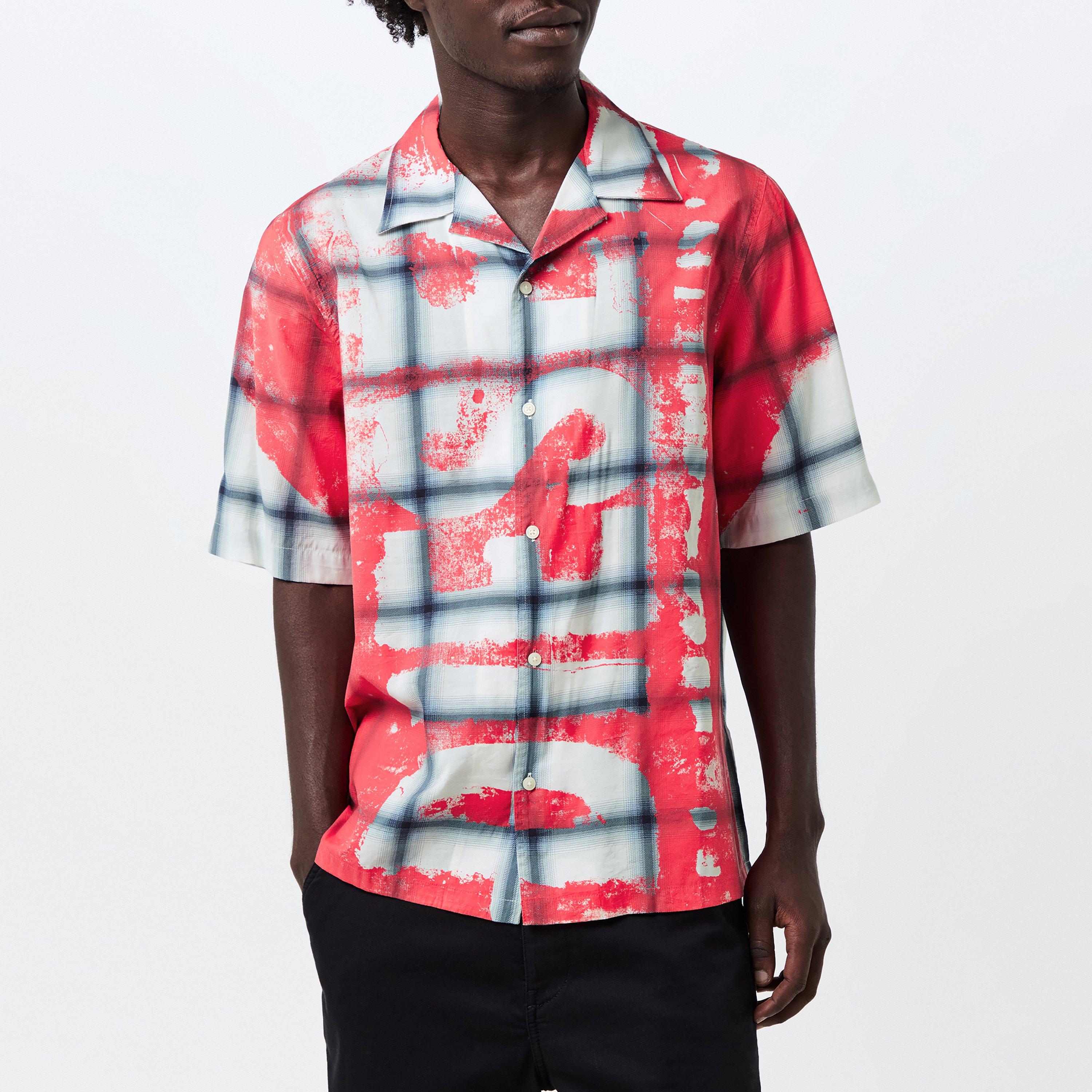 Racing Red - Diesel - Men's Nabil Long-Sleeve Plain Shirt - 3