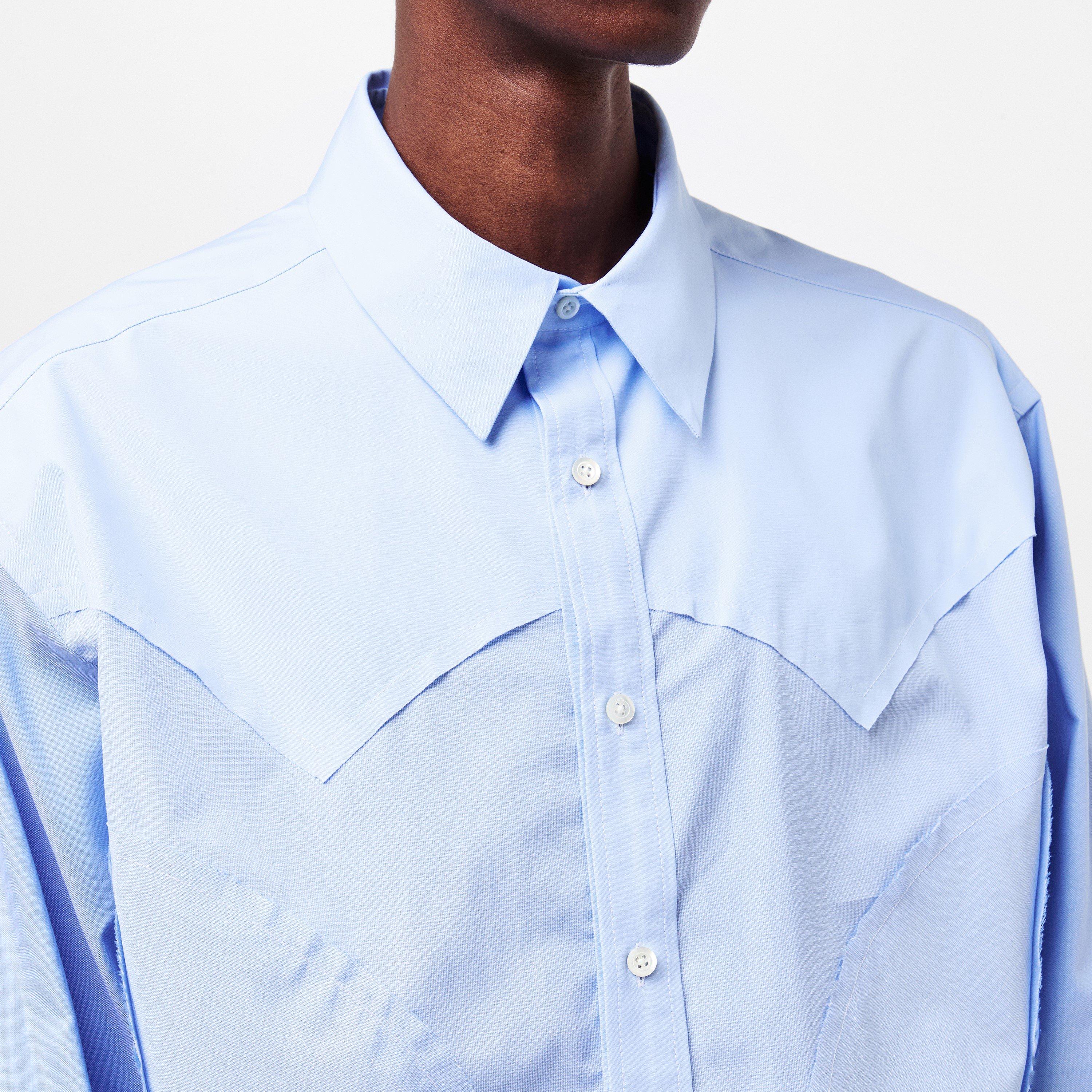Ciel Blue - Maison Margiela - Men's Long Sleeve Plain Shirt - 5