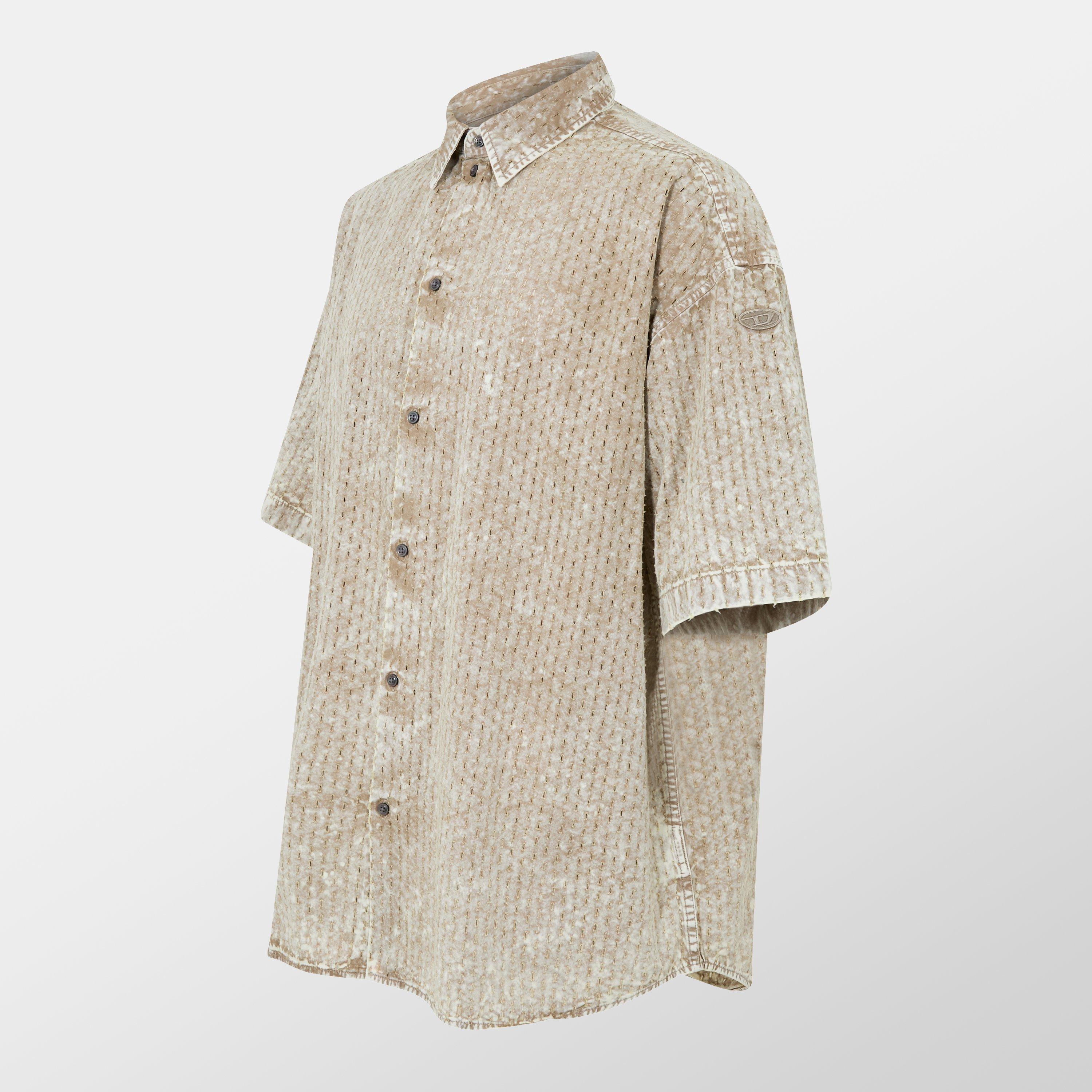 Tree House - Diesel - Men's Short-Sleeve Plain Shirt - 5