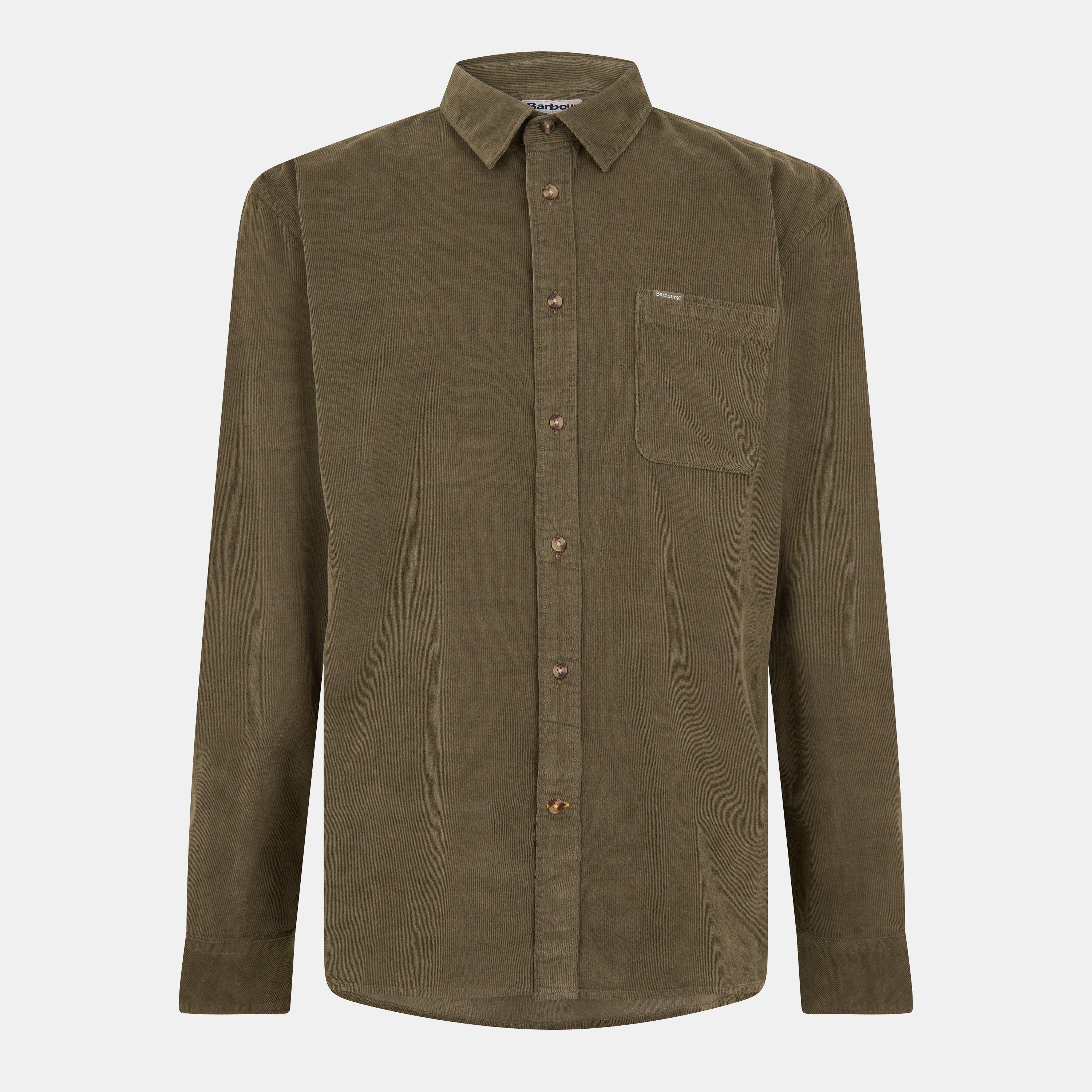 Olive - Barbour - Bramside Relaxed Cord Shirt - 1