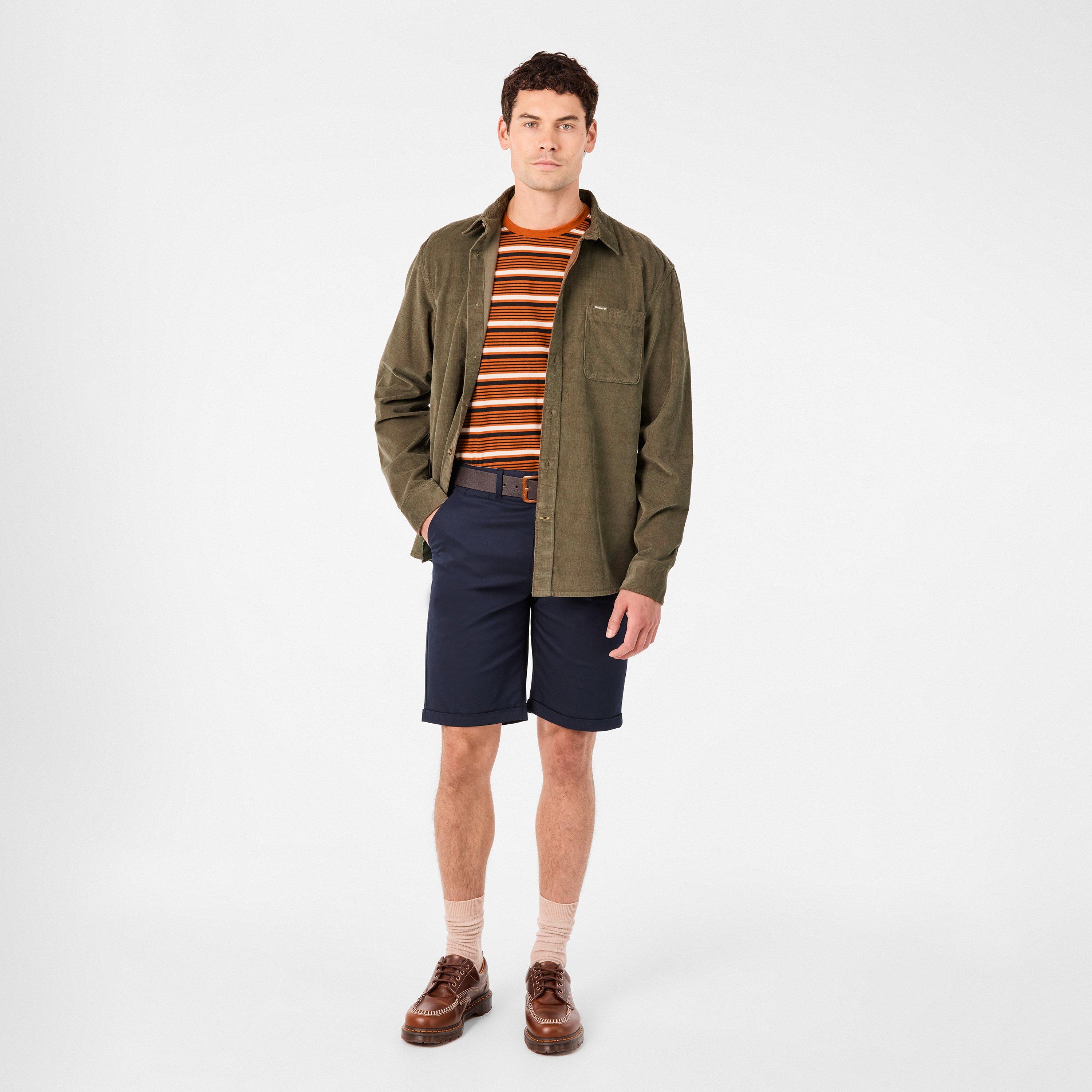 Olive - Barbour - Bramside Relaxed Cord Shirt - 6