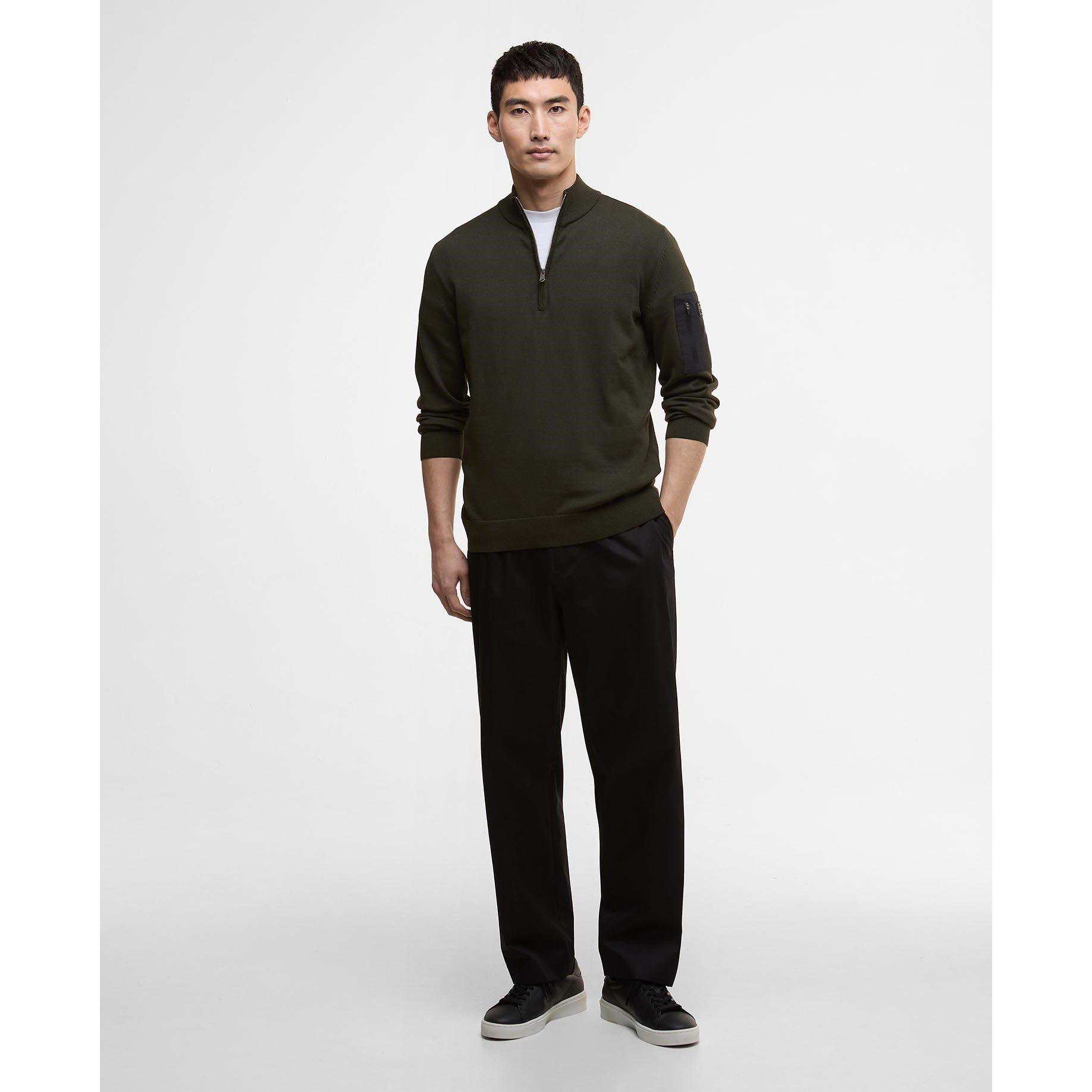 Sage - Barbour International - Blades Half-Zip Jumper - 6