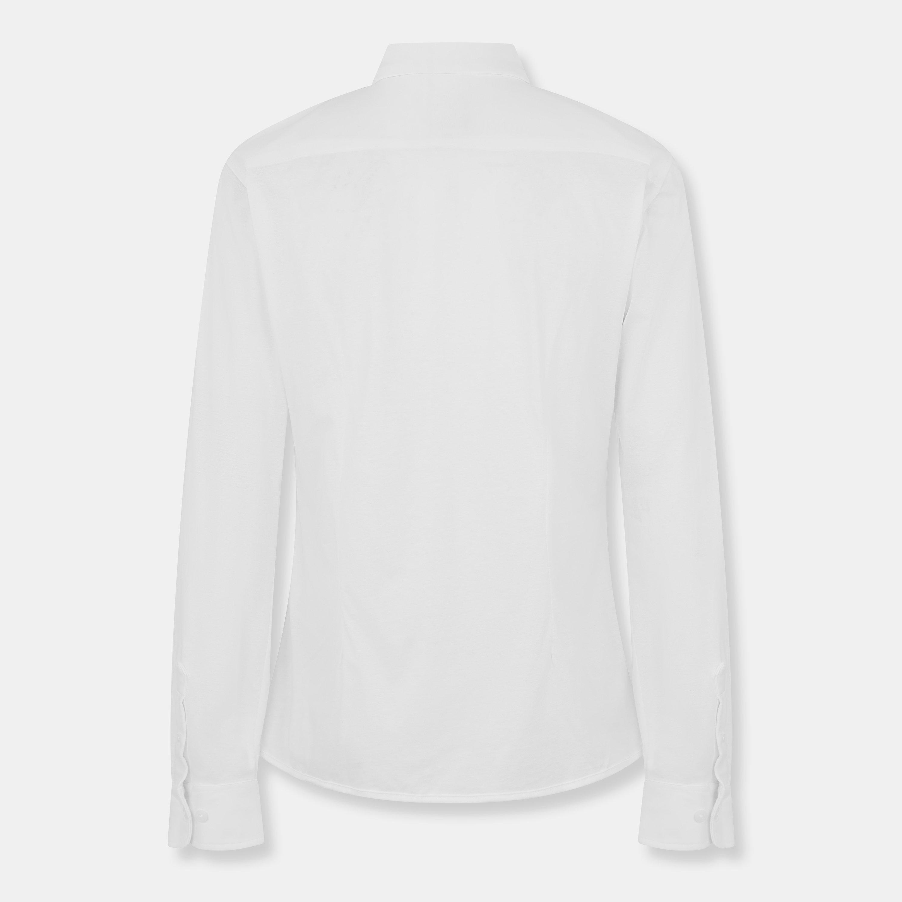Bright White - Only - Long Sleeve Plain Shirt - 2