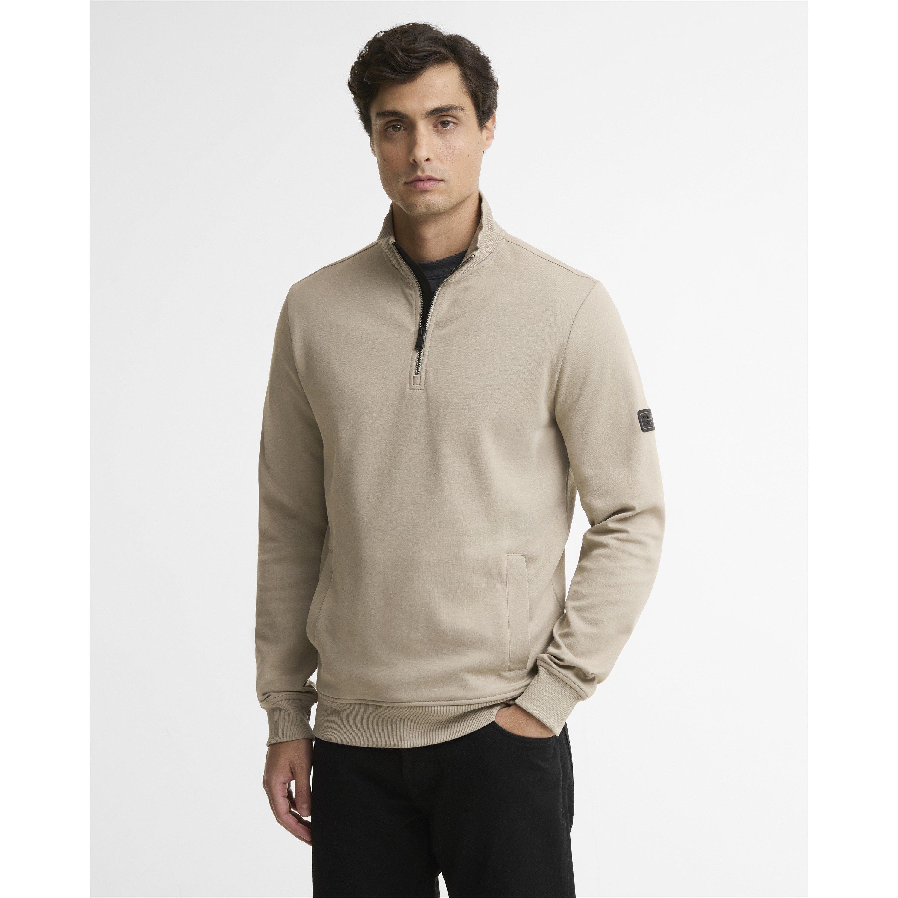 Concrete - Barbour International - Ilford Interlock Half-Zip Sweatshirt - 3