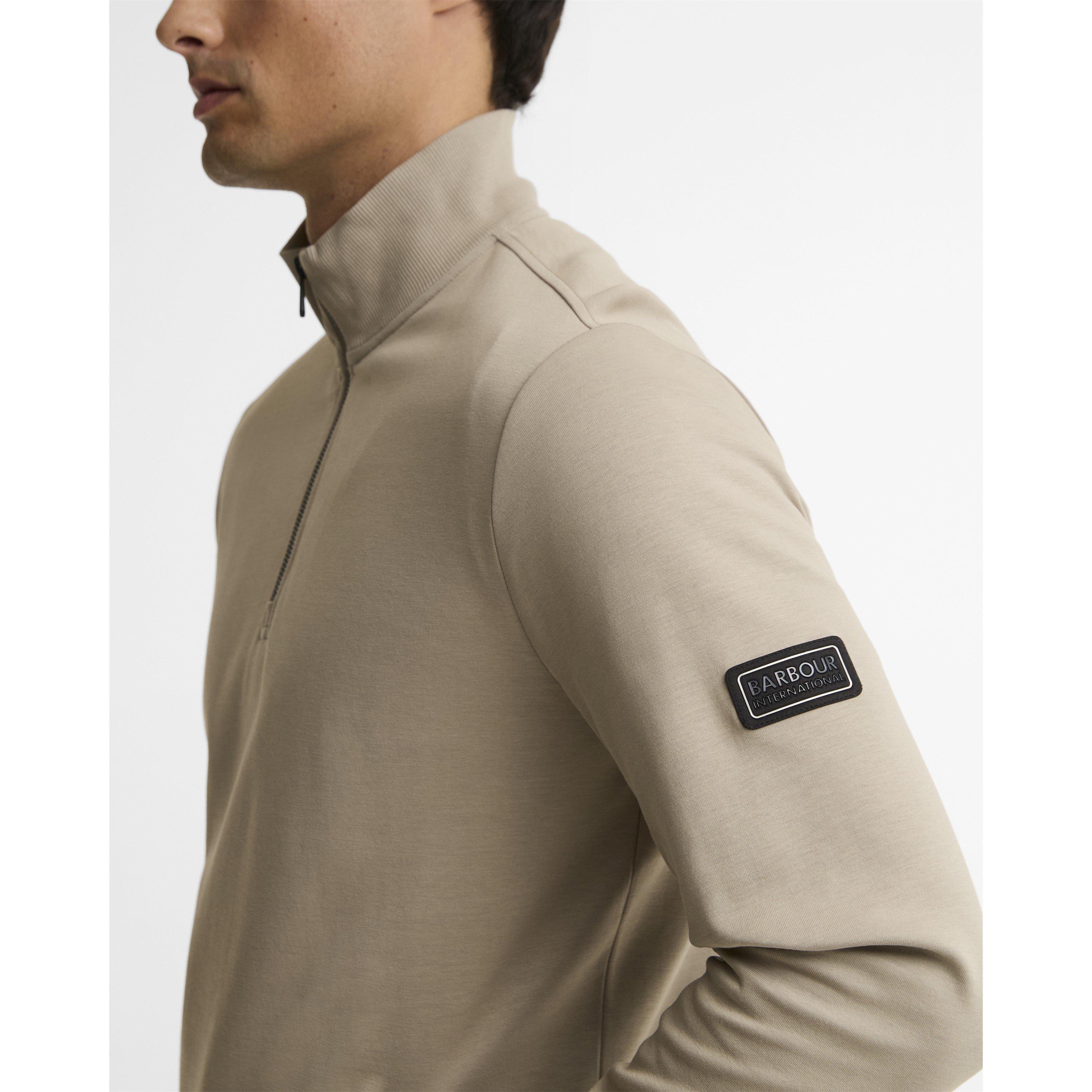 Concrete - Barbour International - Ilford Interlock Half-Zip Sweatshirt - 5