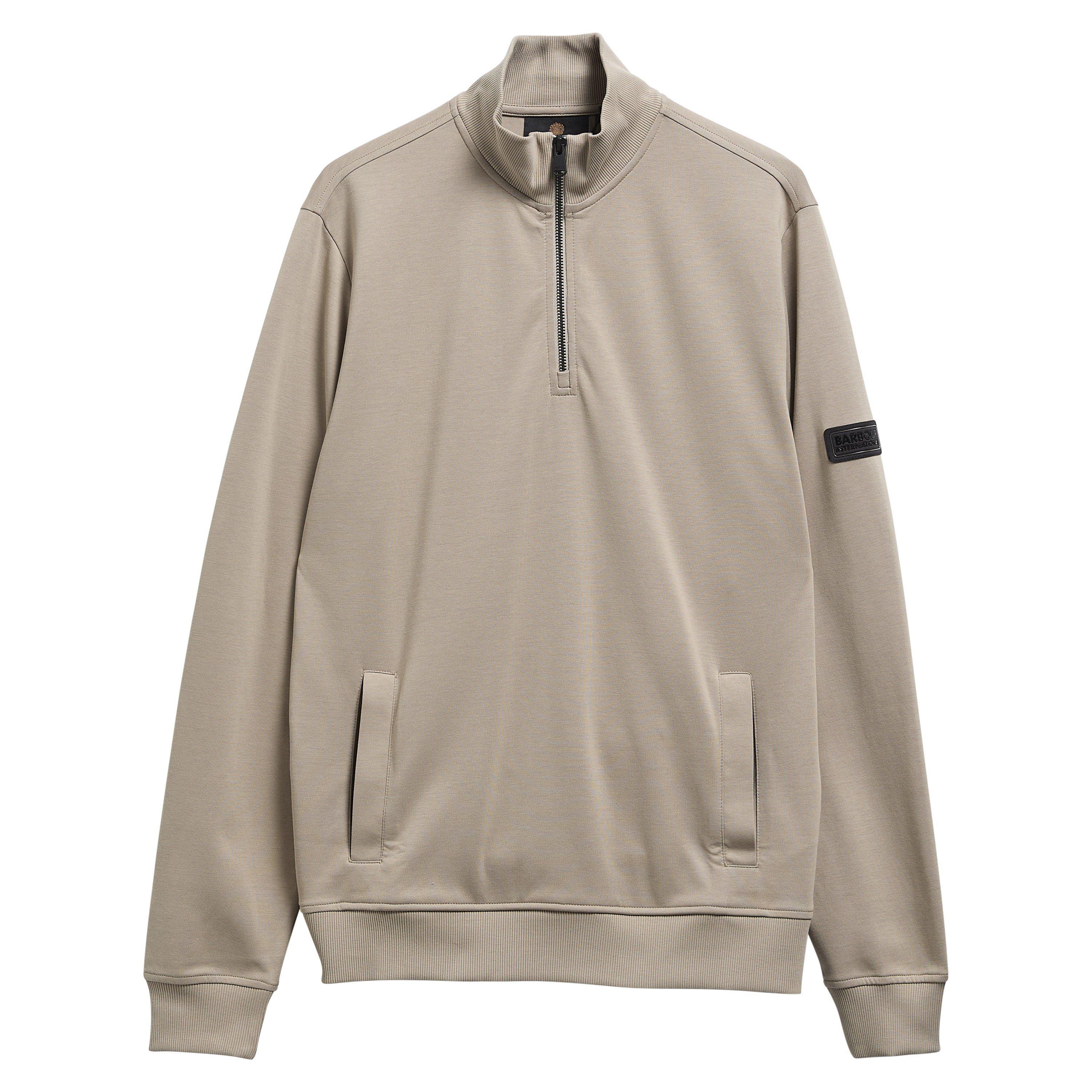 Concrete - Barbour International - Ilford Interlock Half-Zip Sweatshirt - 8