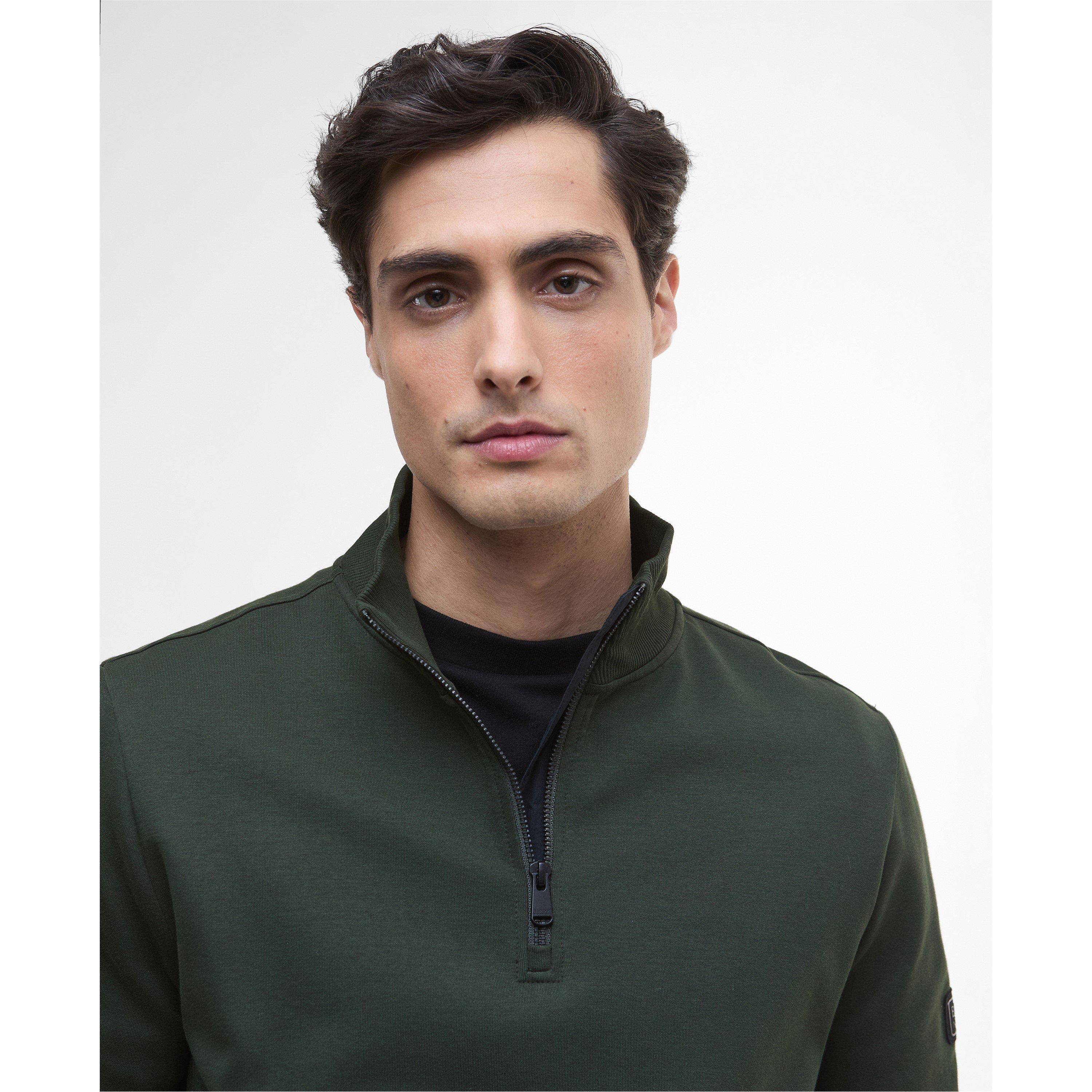 Sage - Barbour International - Ilford Interlock Half-Zip Sweatshirt - 4