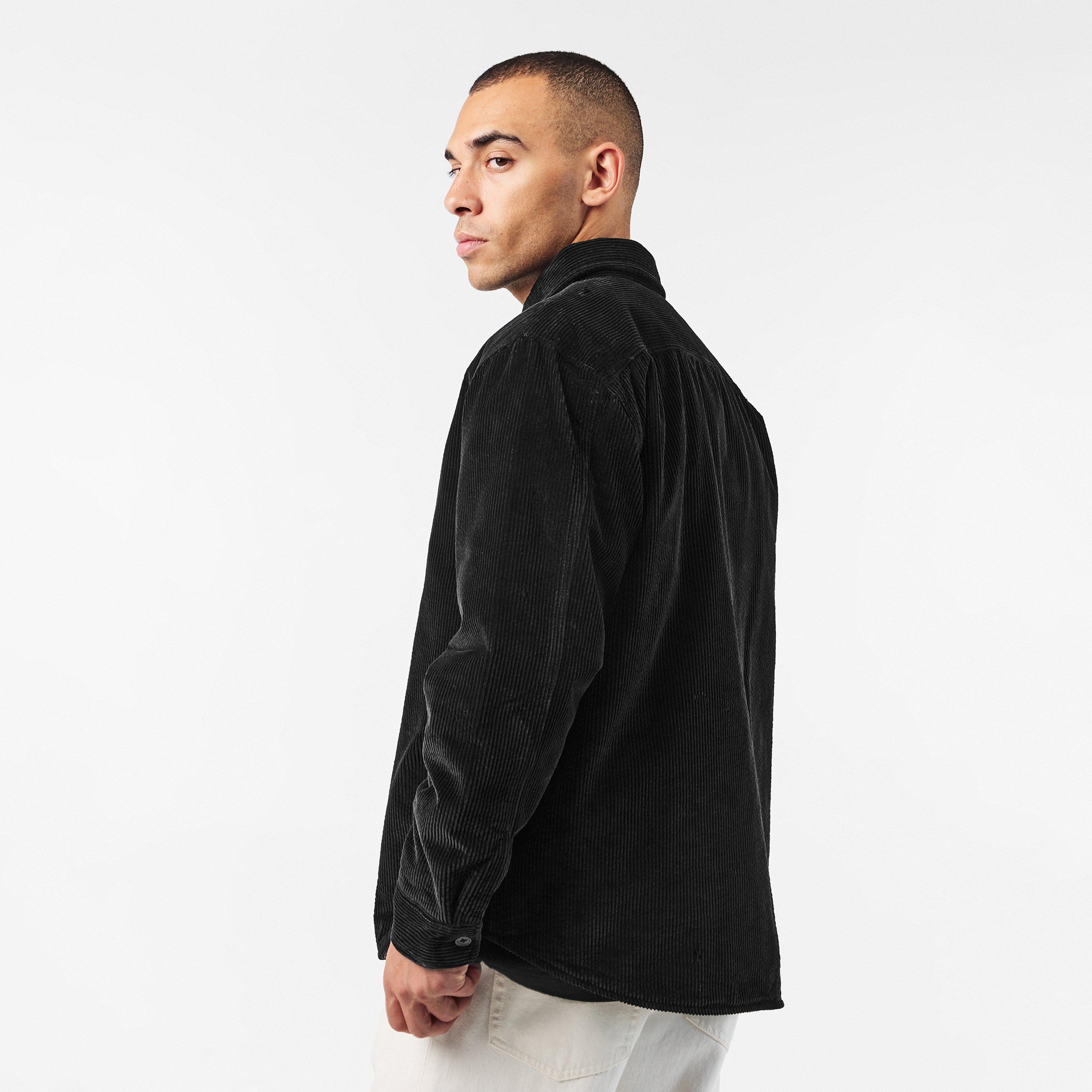 Black - Lacoste - Men's Long-Sleeve Oxford Shirt - 4