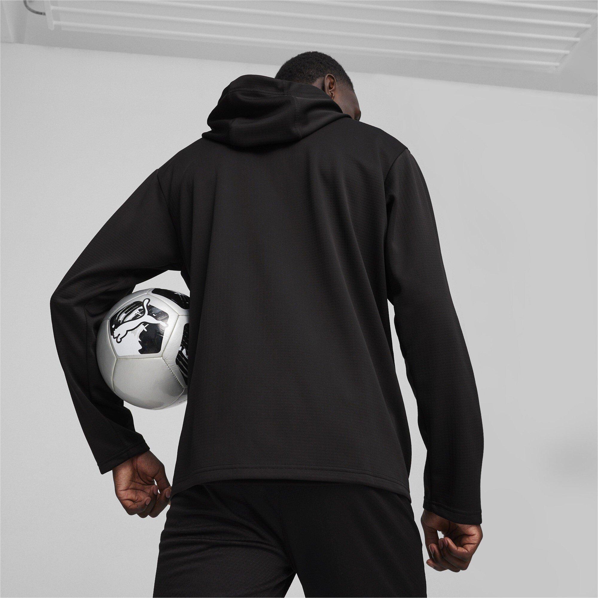 Black/Silver - Puma - Puma Teamfinal Training Fleece Jkt Tracksuit Top Mens - 4