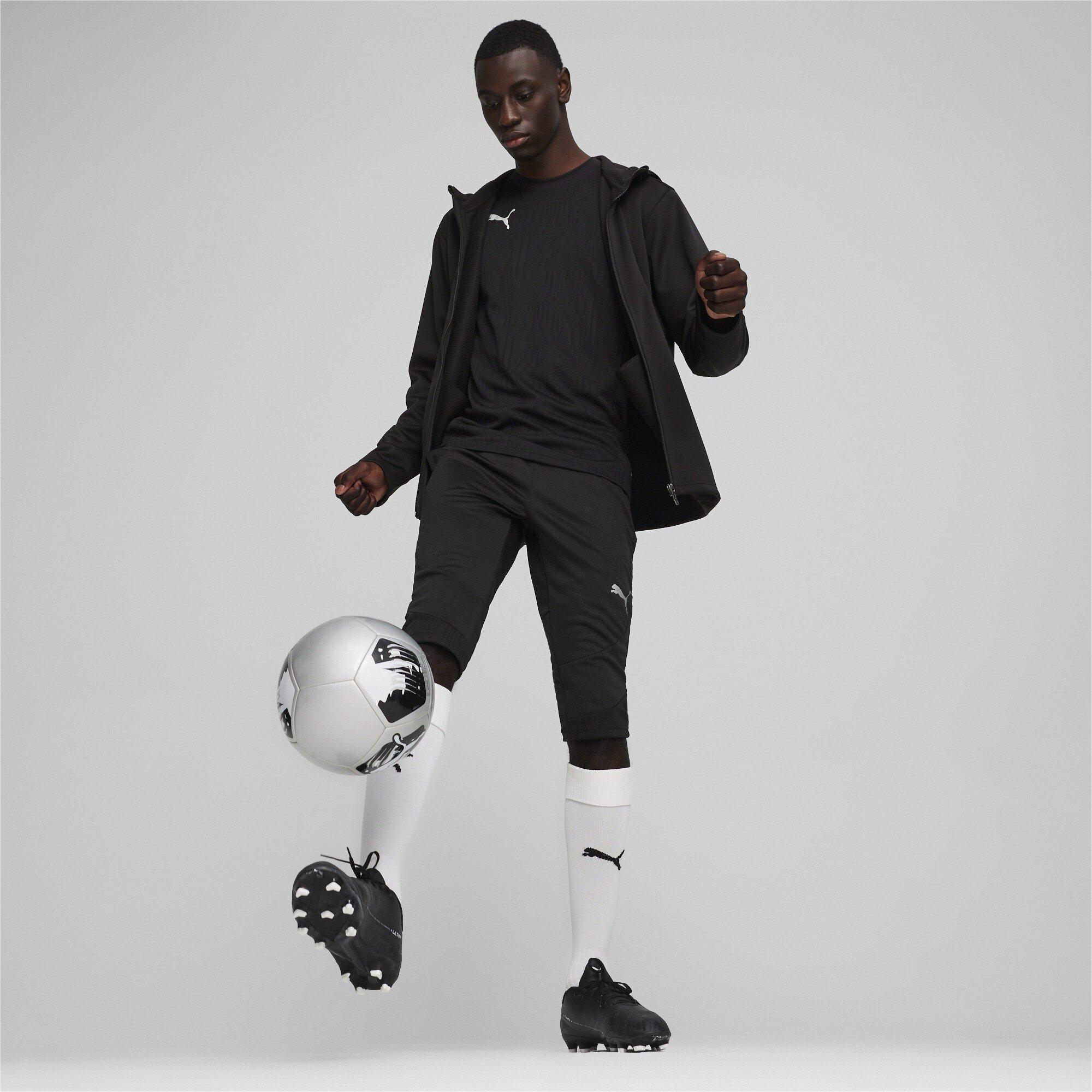 Black/Silver - Puma - Puma Teamfinal Training Fleece Jkt Tracksuit Top Mens - 7