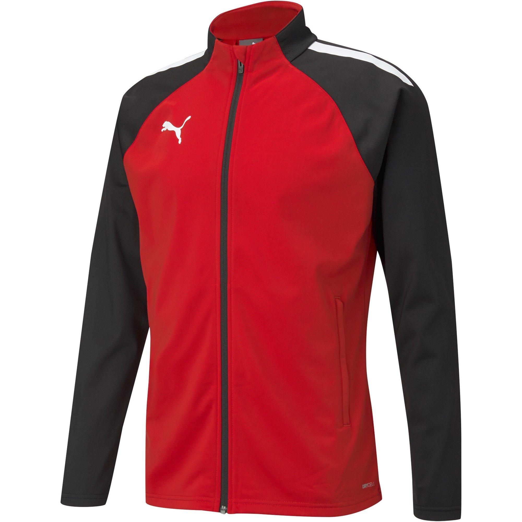 Red/Black - Puma - Puma Teamliga Training Jacket Tracksuit Top Mens - 1