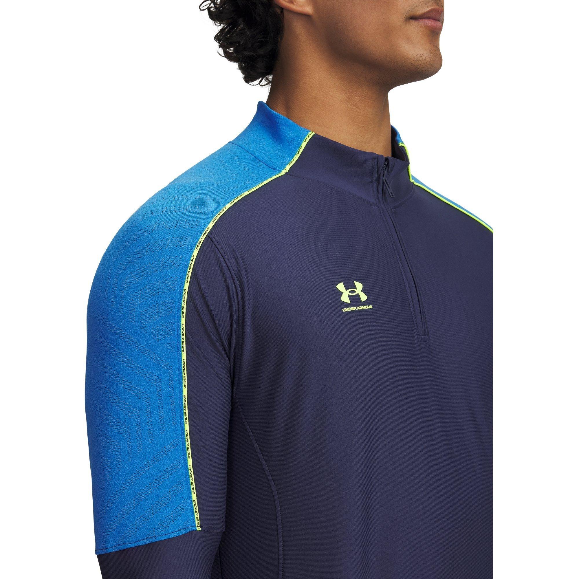 Blue - Under Armour - Men's Drill Top - 3