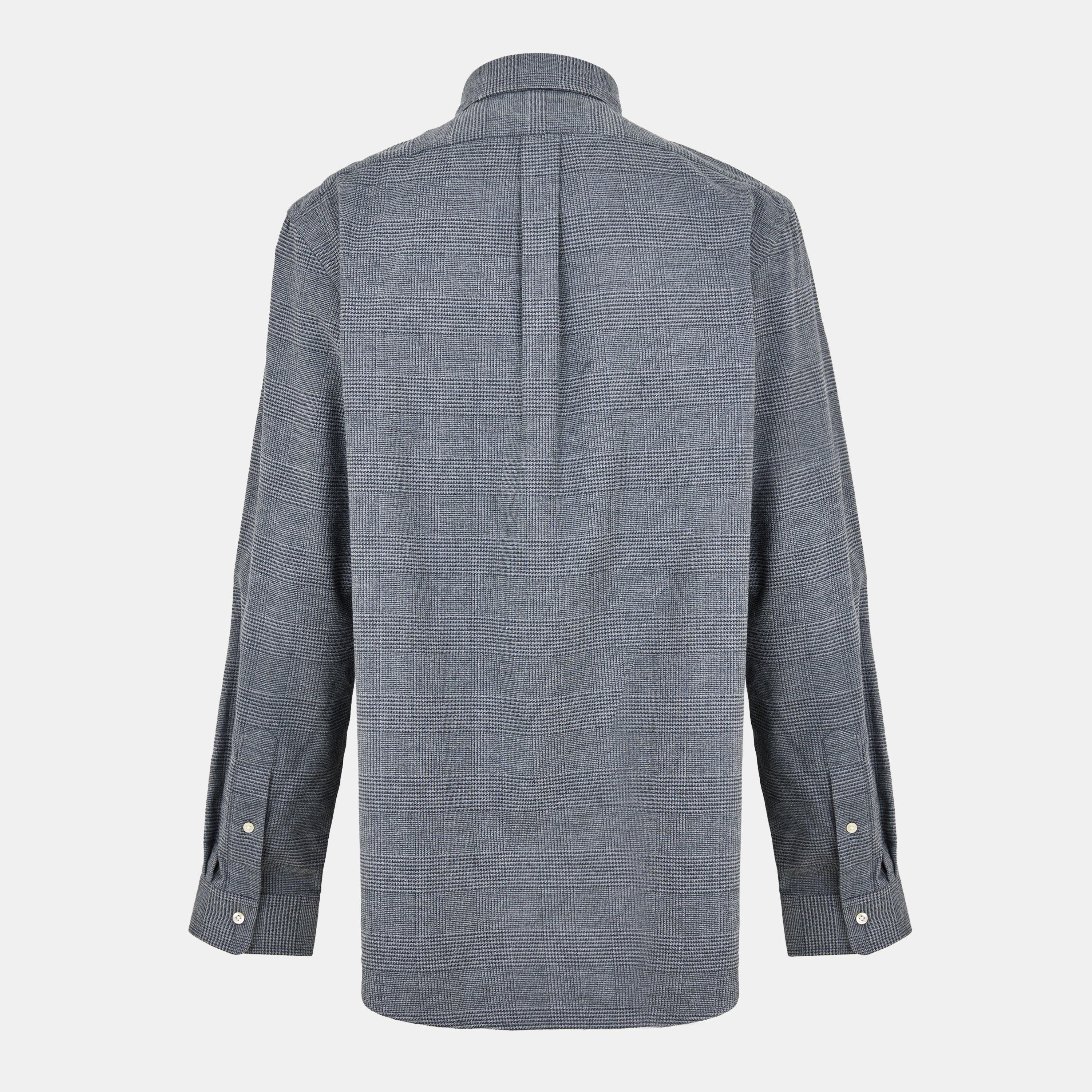 Grey Heather - Polo Ralph Lauren - Polo FlannelPttn Sht Sn61 - 2