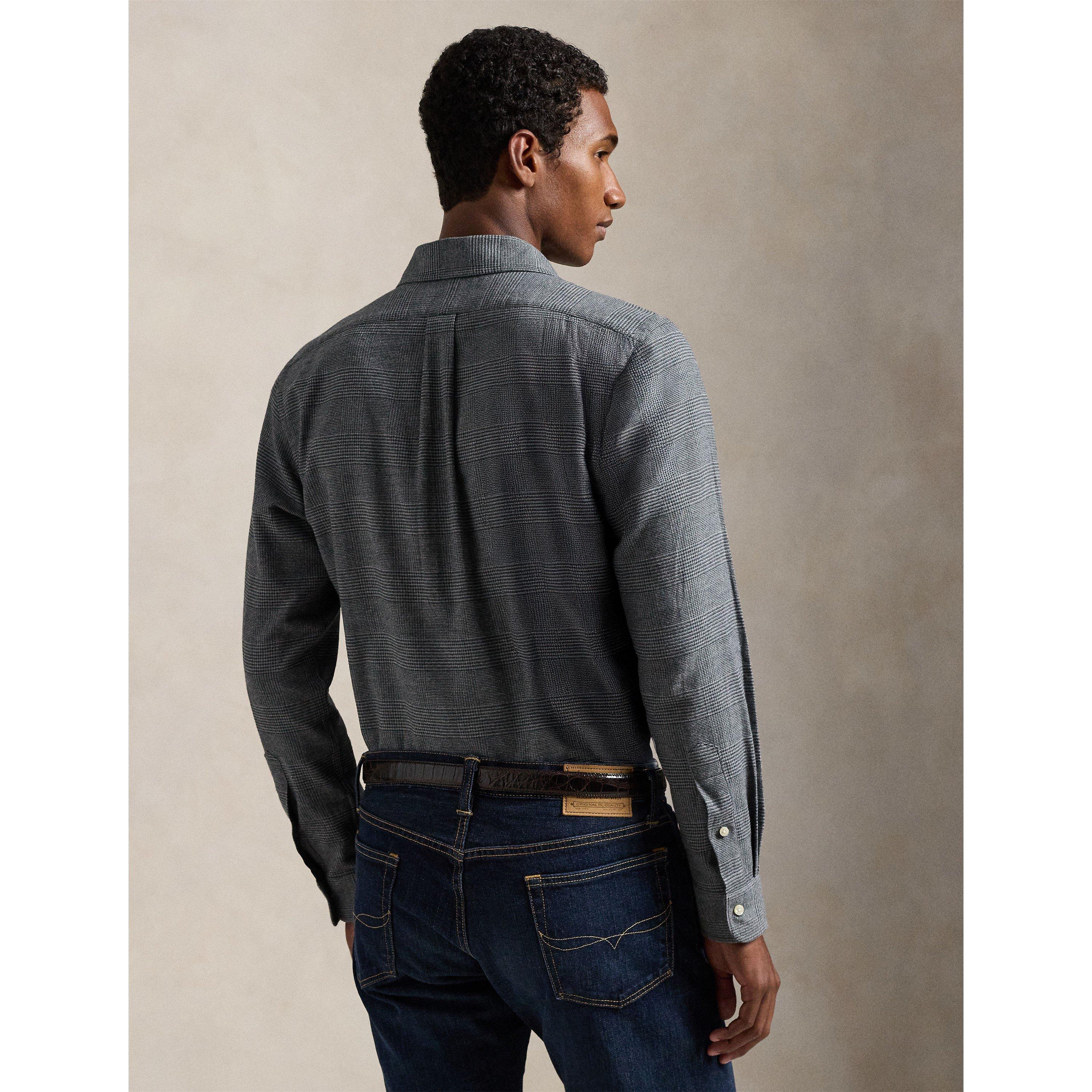 Grey Heather - Polo Ralph Lauren - Men's Long Sleeve Patterned Shirt - 4