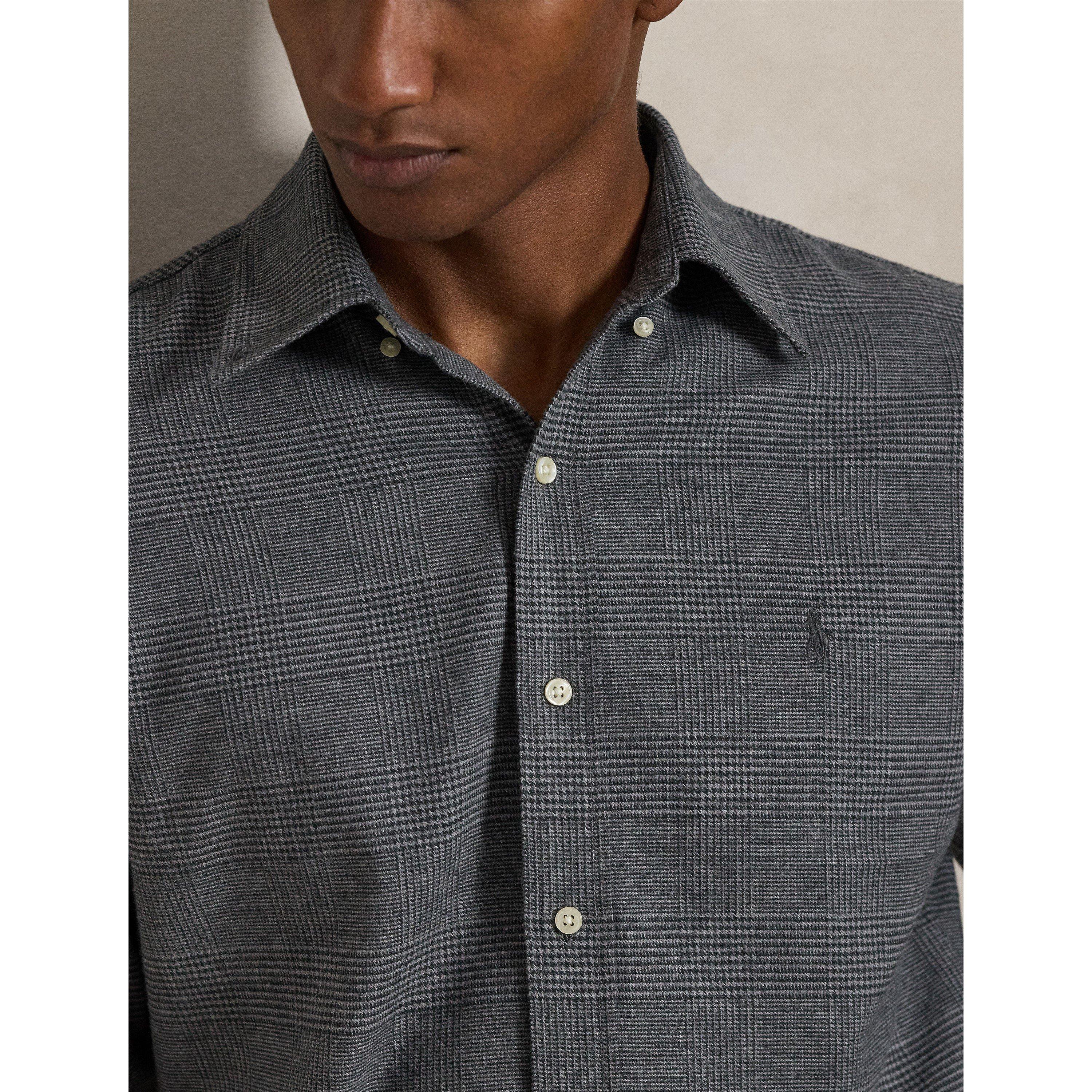 Grey Heather - Polo Ralph Lauren - Men's Long Sleeve Patterned Shirt - 5