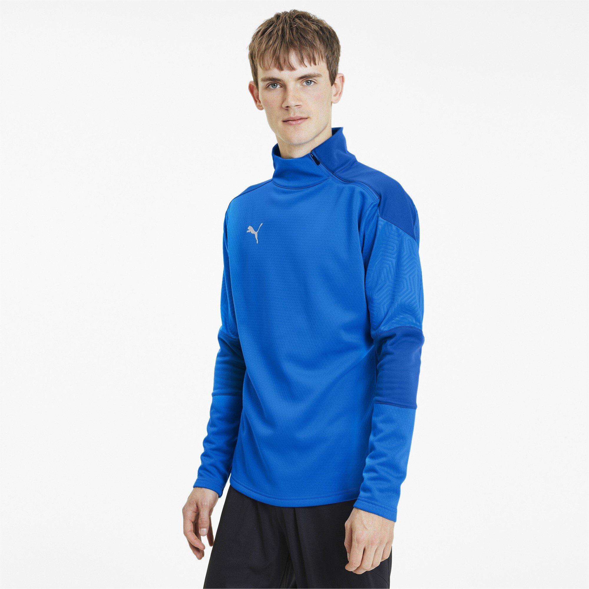 EBL/TPB - Puma - Men's Training Fleece Drill Top - 2