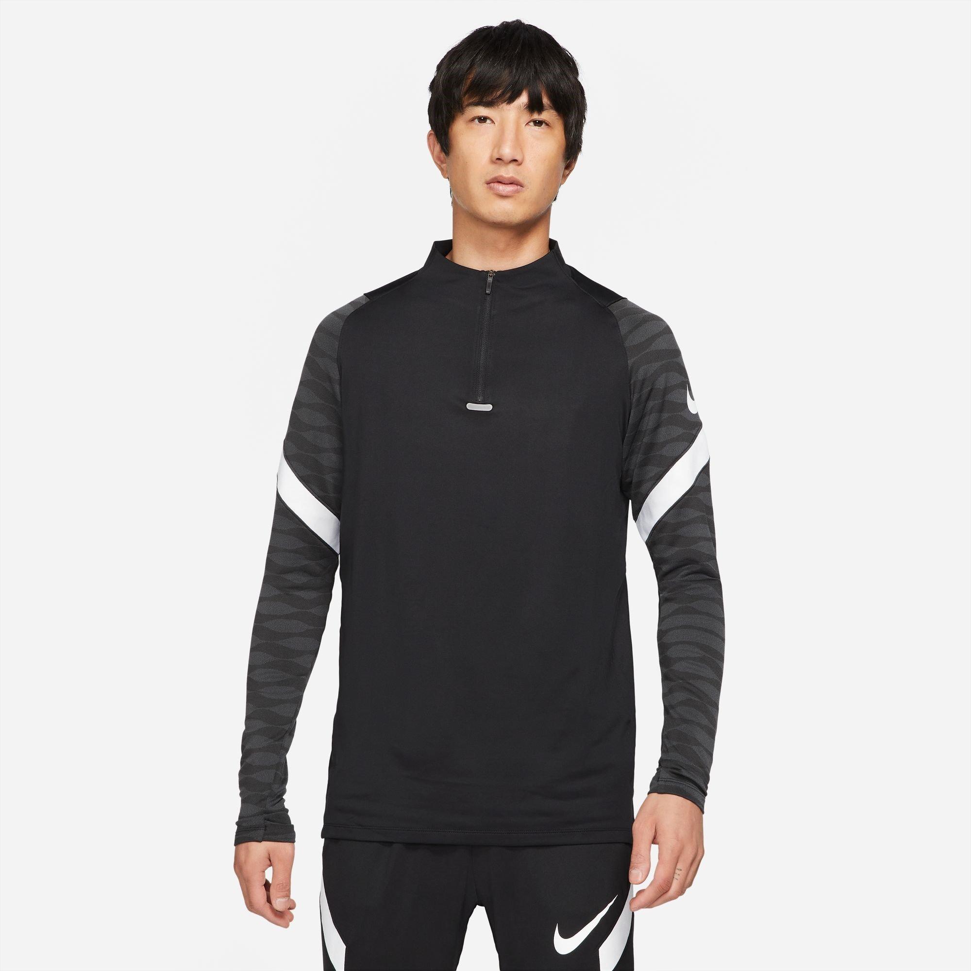 Black/White - Nike - Dri-FIT Strike Soccer Drill Top Mens - 3