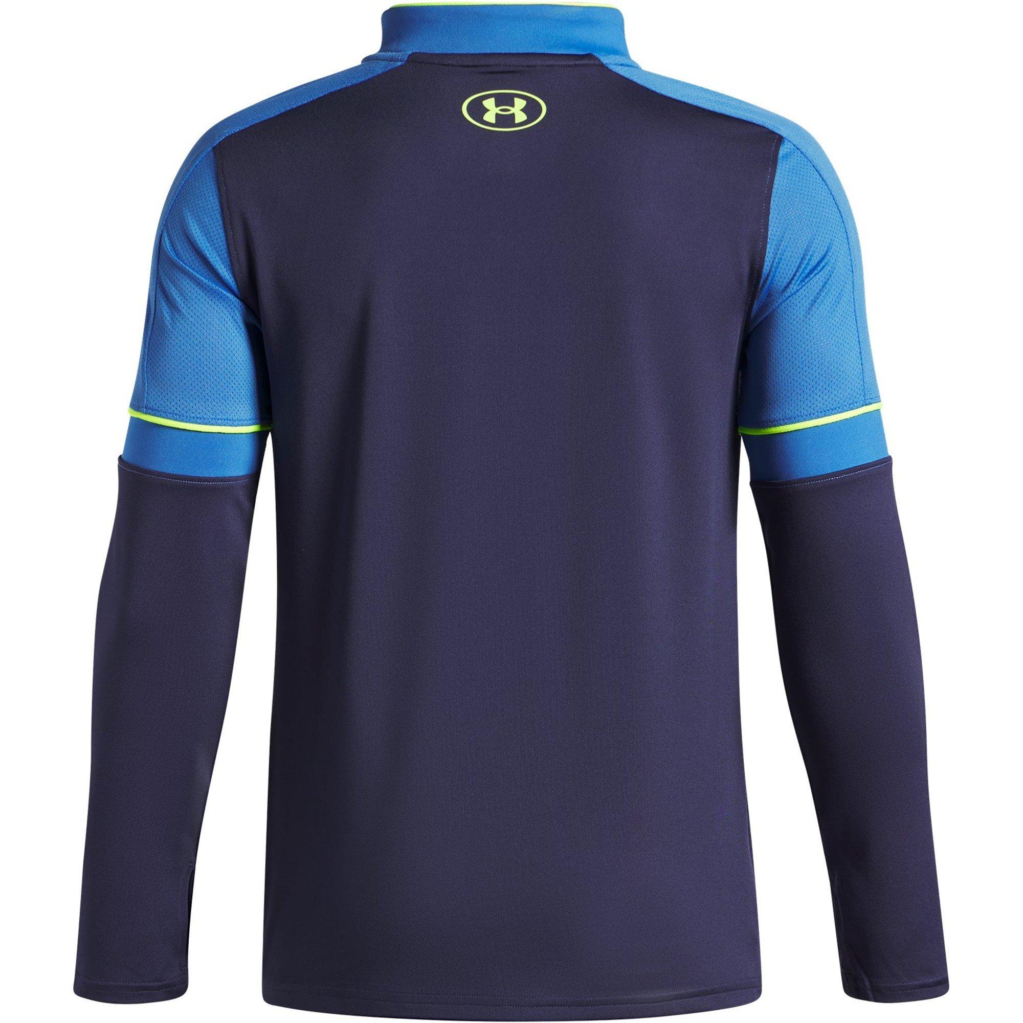 Blue - Under Armour - Challenger Training Quarter Zip Juniors - 2