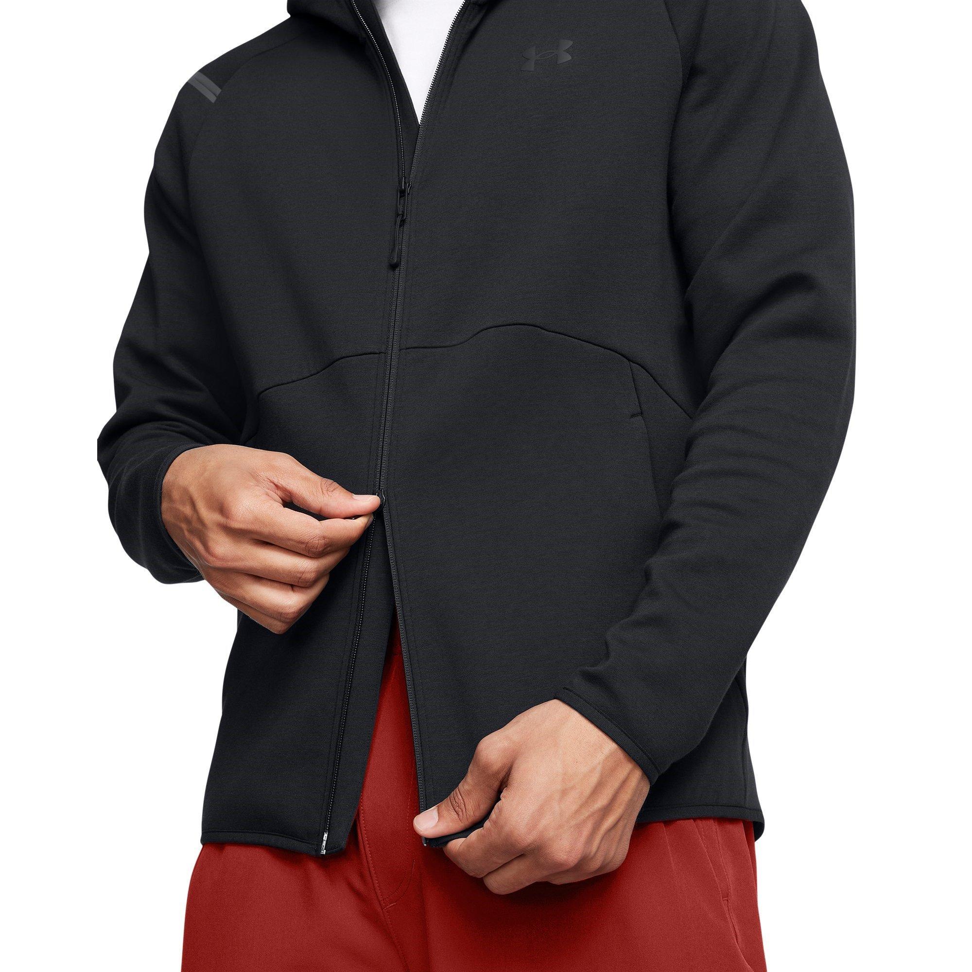 Black - Under Armour - Unstoppable Full-Zip Fleece - 5
