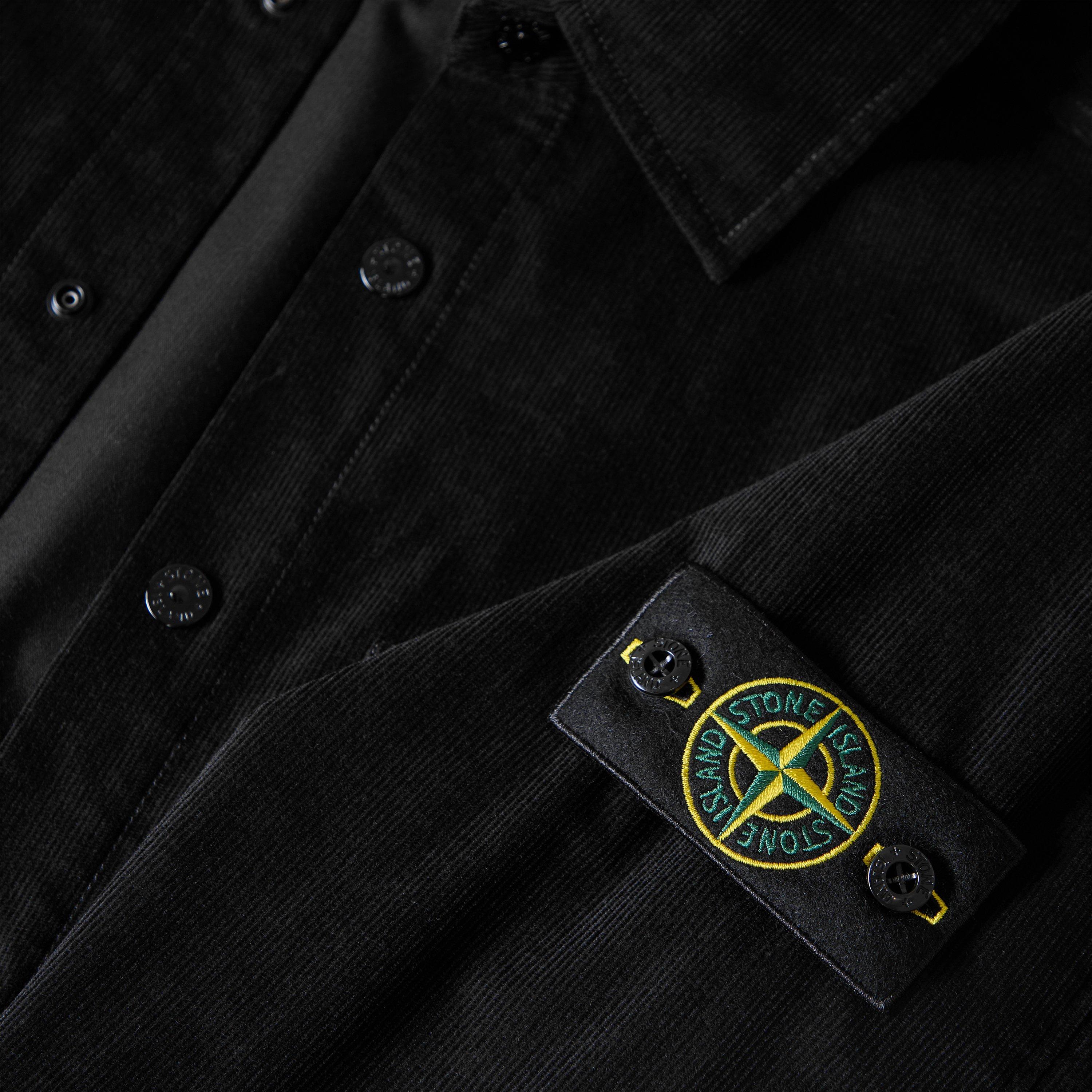 Black V0029 - Stone Island - Stone Cord Shirt Sn64 - 3