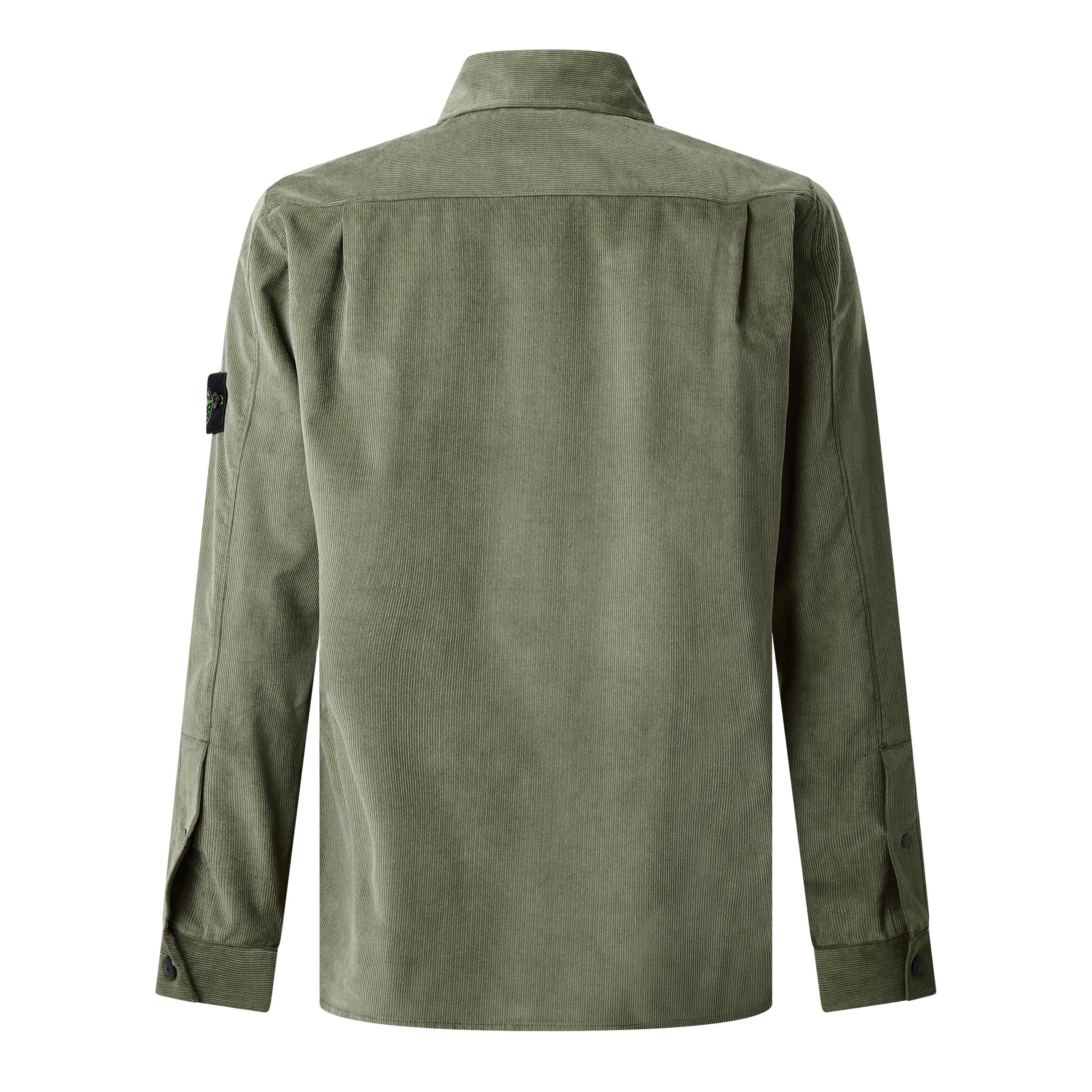 Mil Green V005G - Stone Island - Stone Cord Shirt Sn64 - 2
