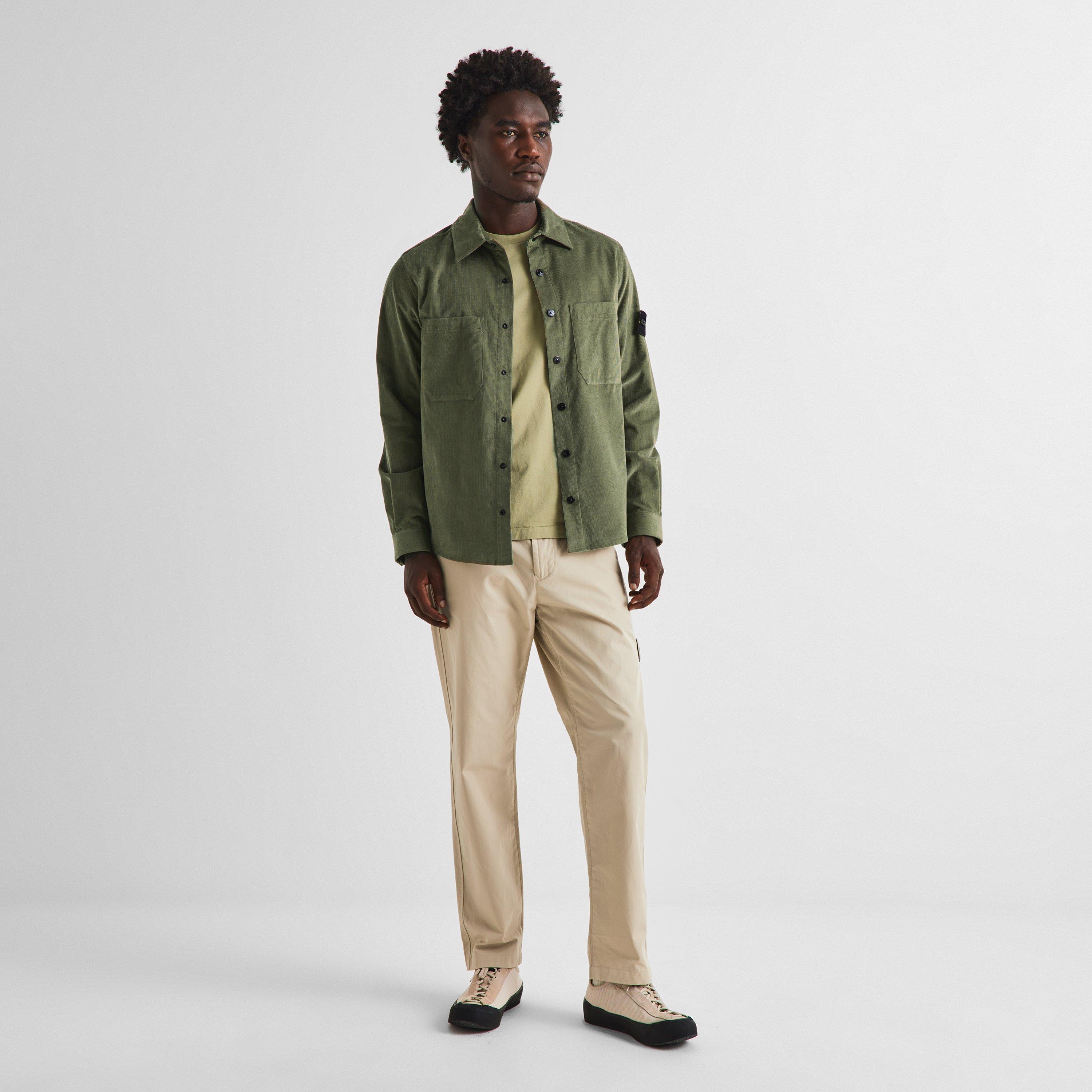 Mil Green V005G - Stone Island - Stone Cord Shirt Sn64 - 5
