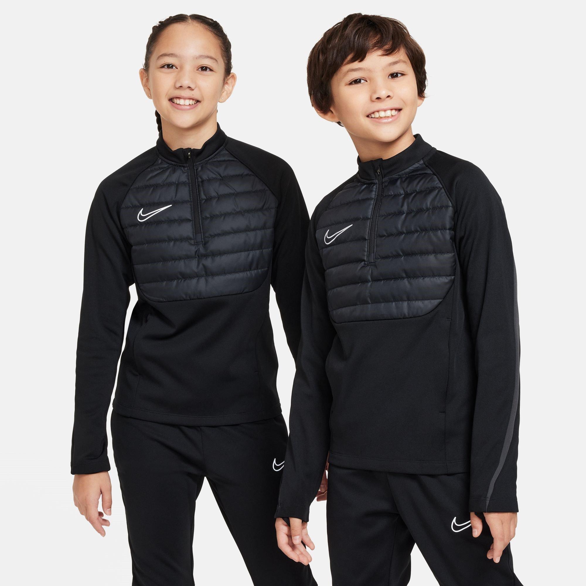 Nike Boys Academy Winter Warrior Drill Top - Black Reflect - 13 (XL)