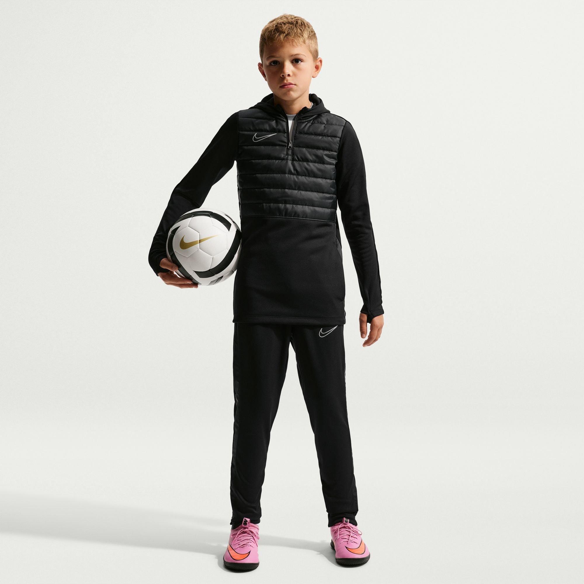Black/Silver - Nike - Academy Winter Warrior Drill Top - 5