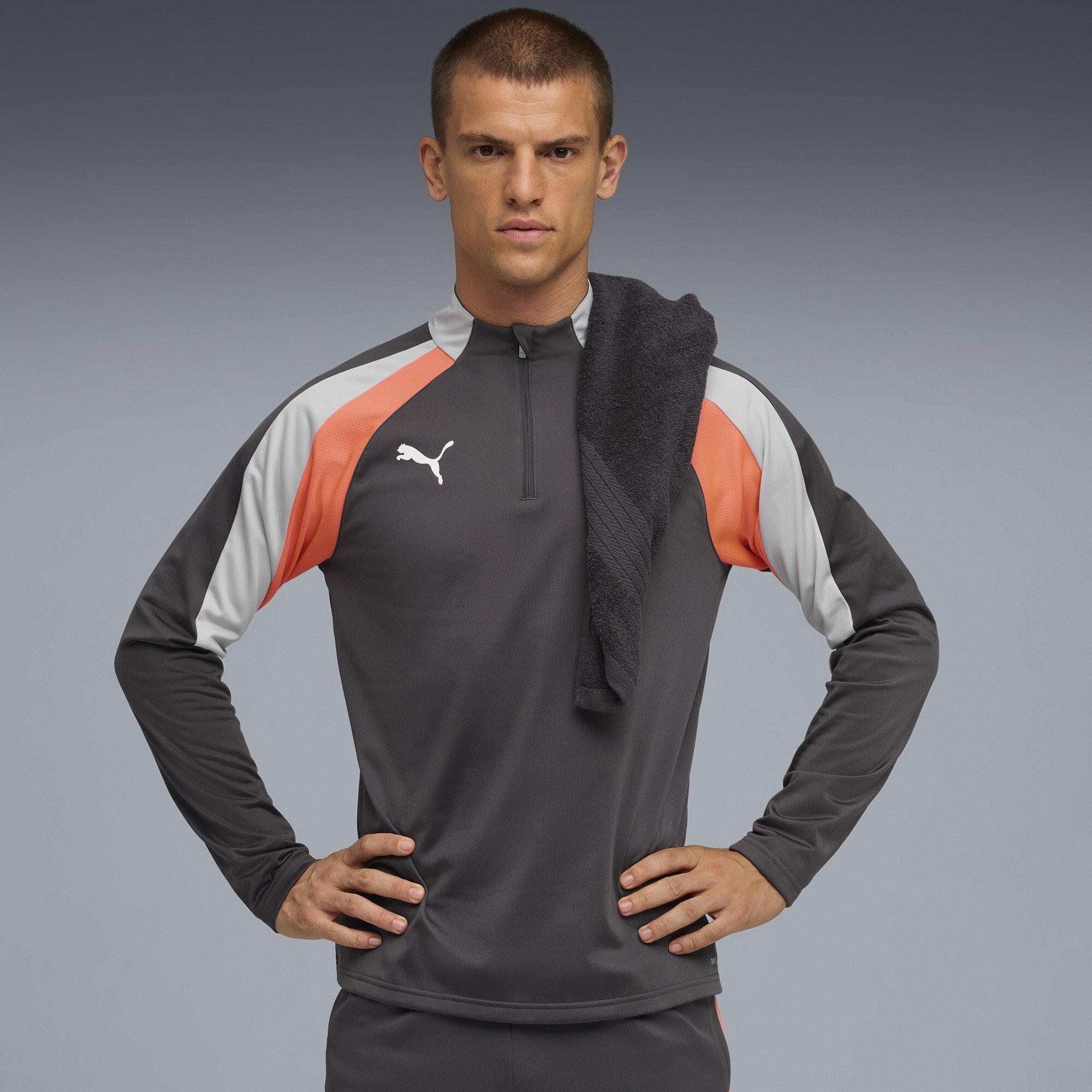 Shadow Gray - Puma - Men's Individualliga Quarter Zip Drill Top - 3