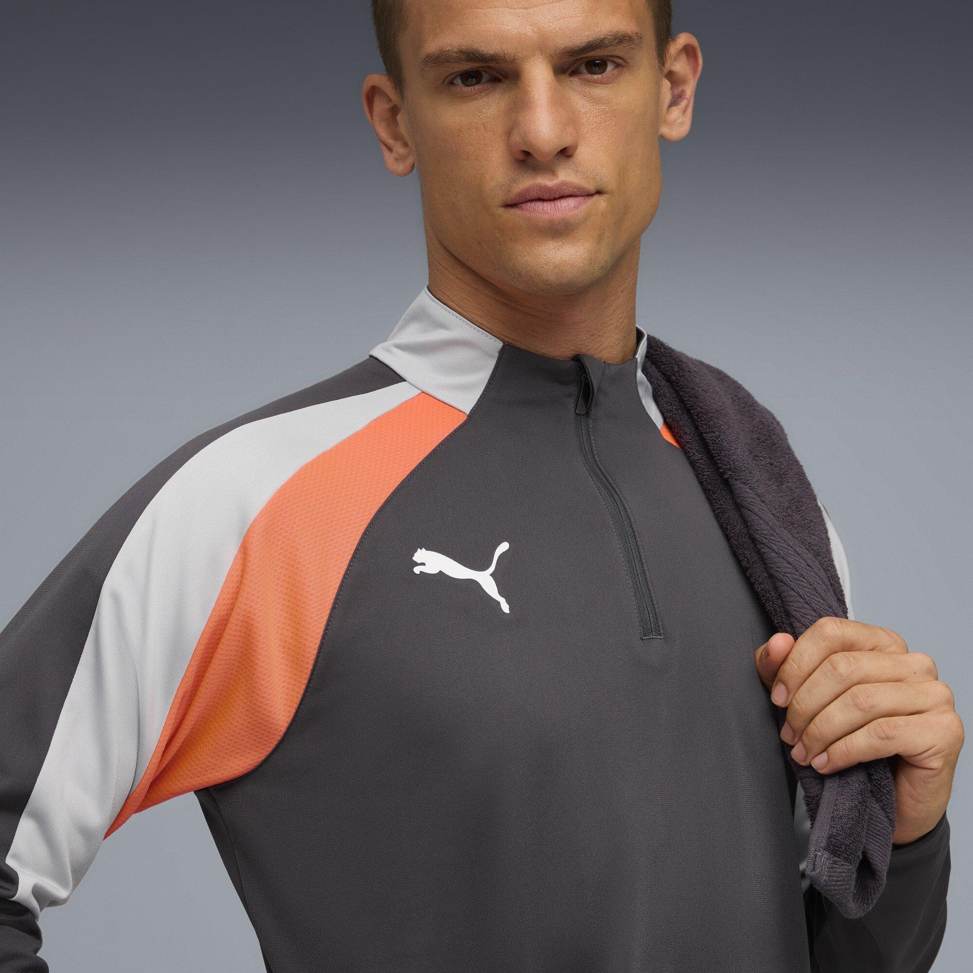 Shadow Gray - Puma - Men's Individualliga Quarter Zip Drill Top - 5