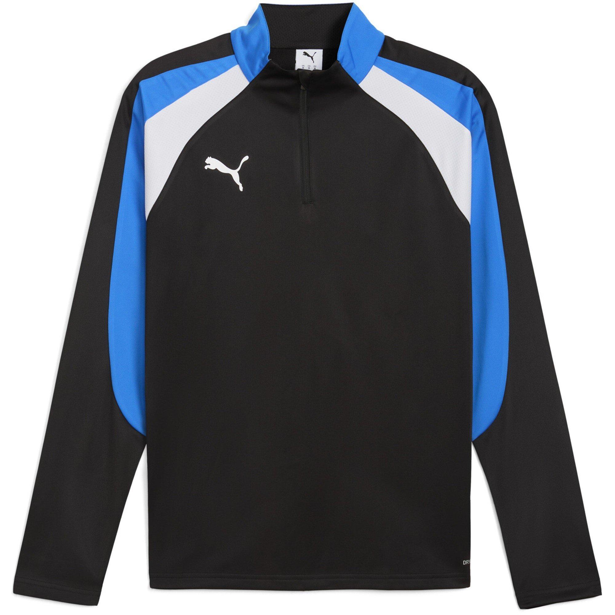 Preto/Branco - Puma - Men's Individualliga Quarter Zip Drill Top - 1