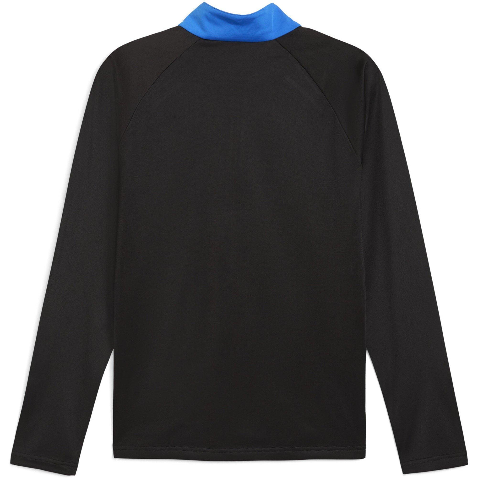 Preto/Branco - Puma - Men's Individualliga Quarter Zip Drill Top - 2