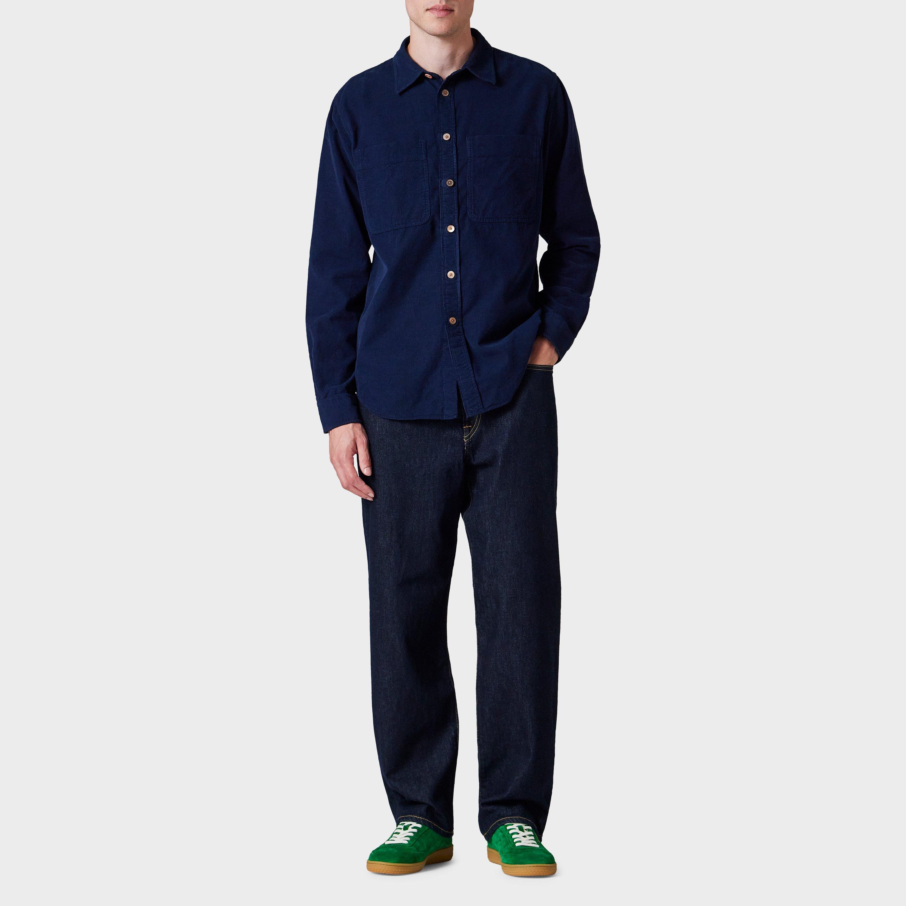 Blue 49 - PS Paul Smith - PS Cord LS Shirt Sn54 - 4