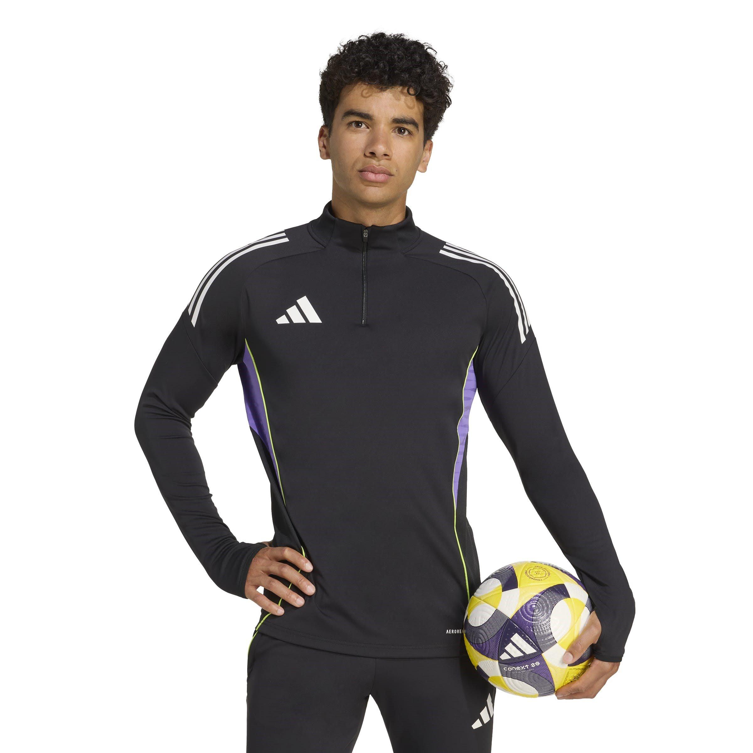 Nero/Viola - adidas - Tiro 25 Competition Training Top Adults - 3
