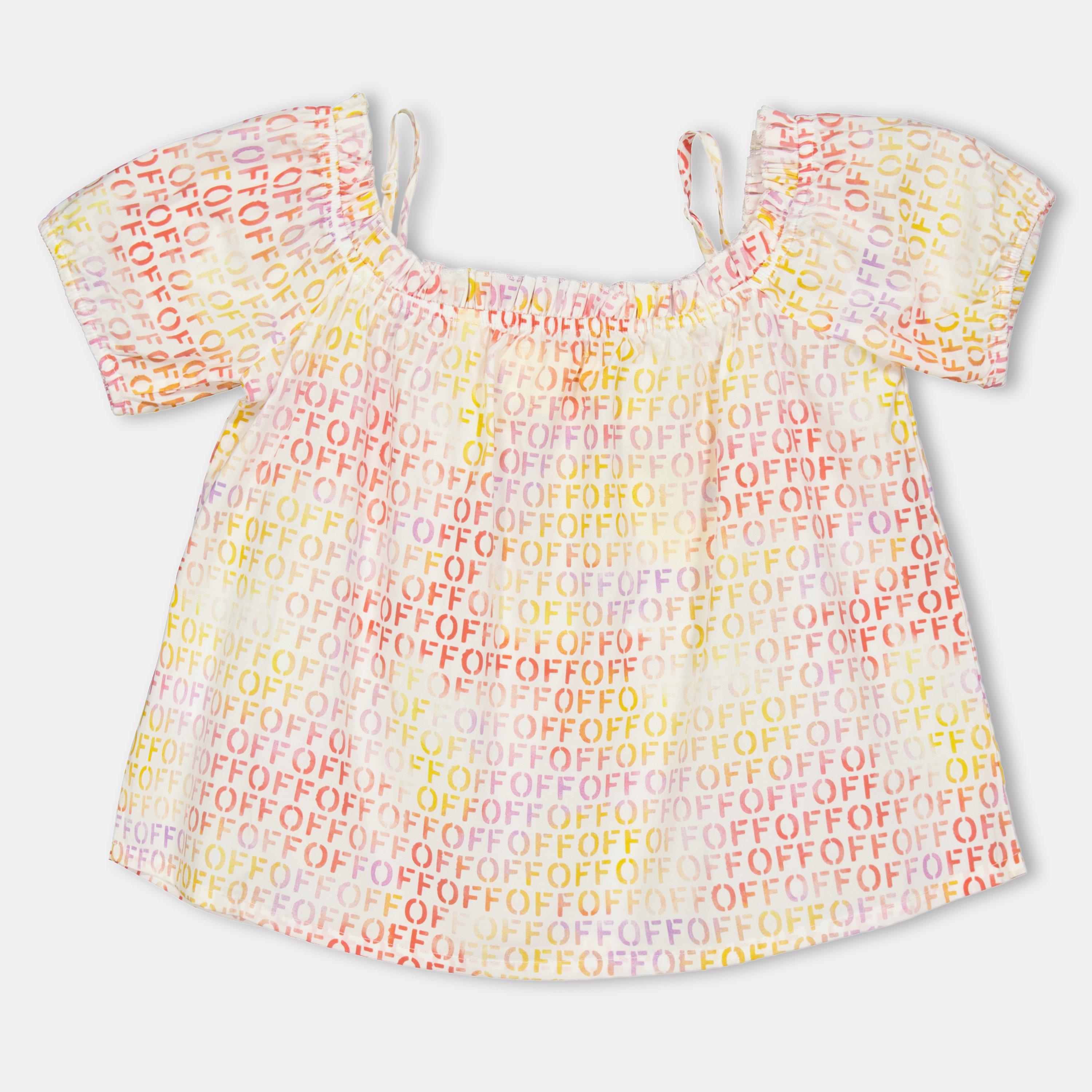 Multi - Off White - Kids Long-Sleeve Blouse - 2